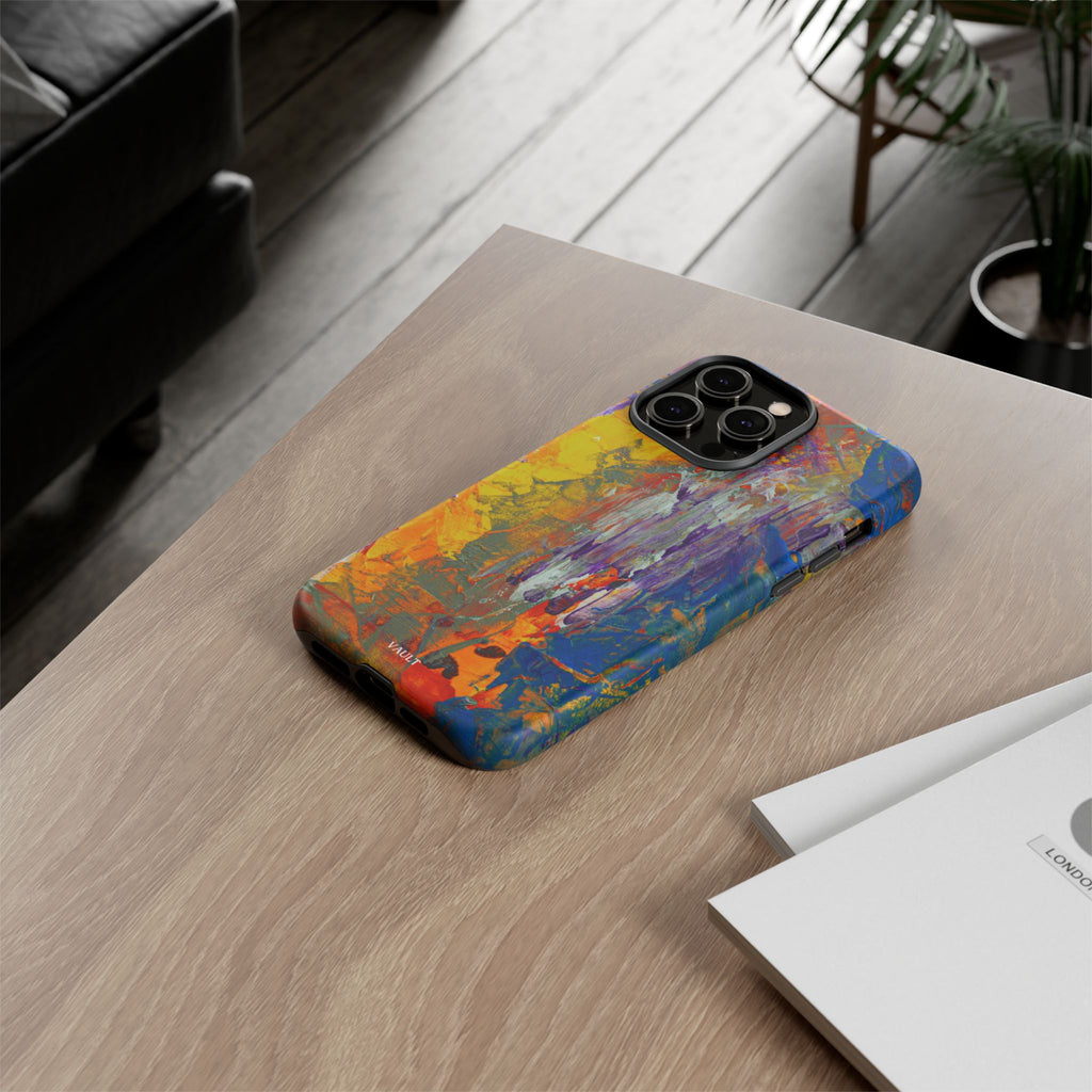 Abstract Color Splash Phone Case — Vibrant Artistic Protective Cover