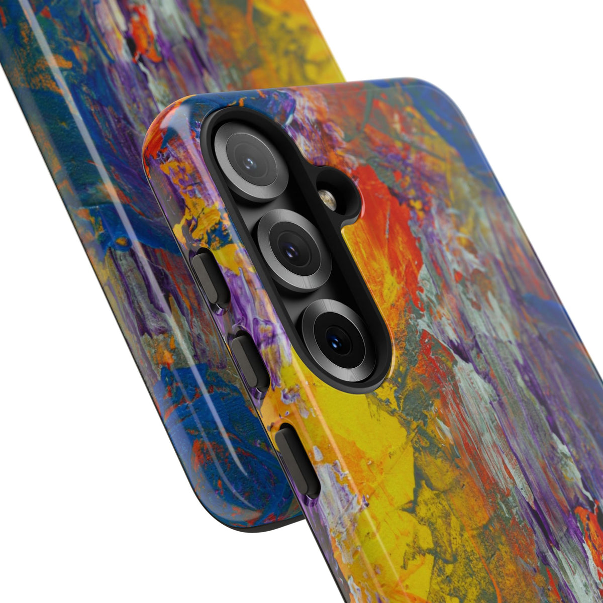Abstract Color Splash Phone Case — Vibrant Artistic Protective Cover