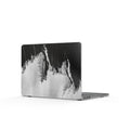 Monochrome Ink Wave Clear MacBook Case