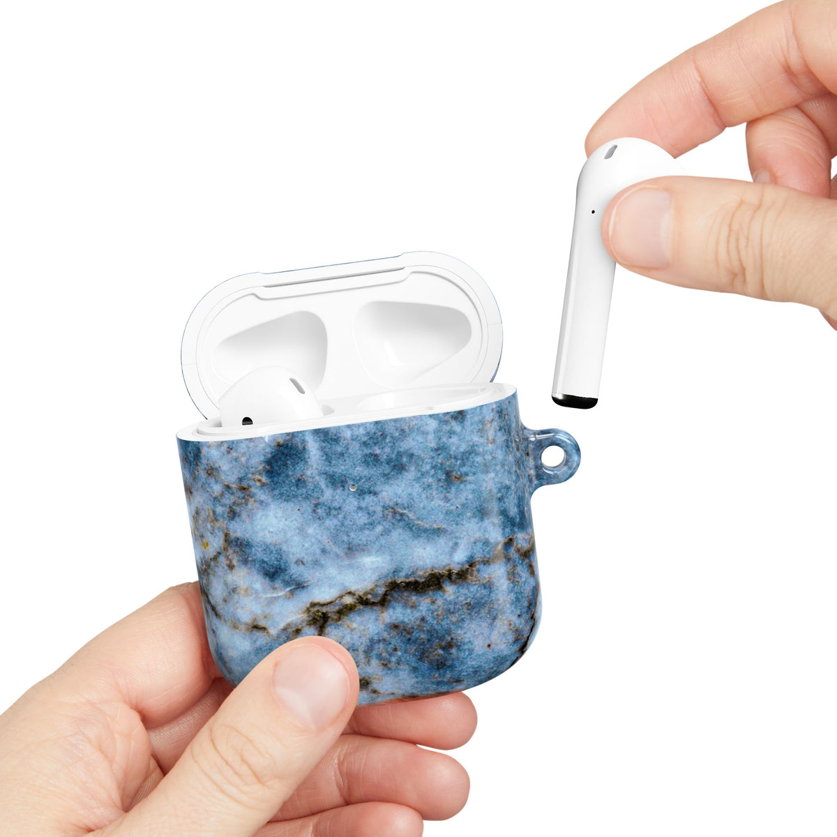 Blue Marble AirPod Case — Protective Decorative Charging Case