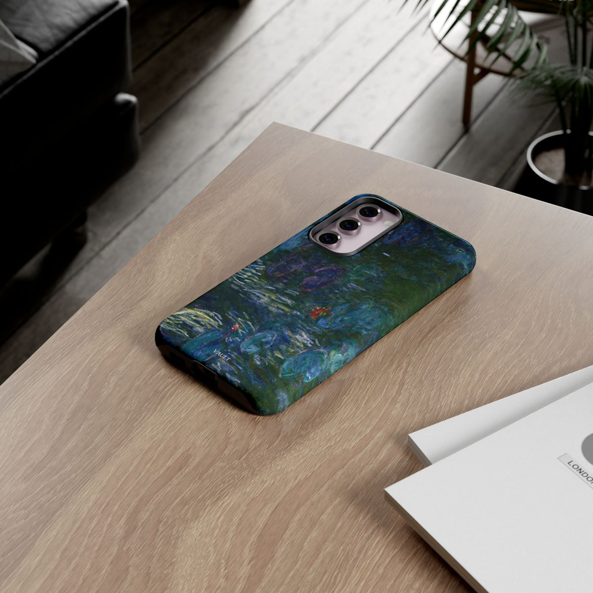 Water Lilies Tough Phone Case — Impressionist Art Protective Cover