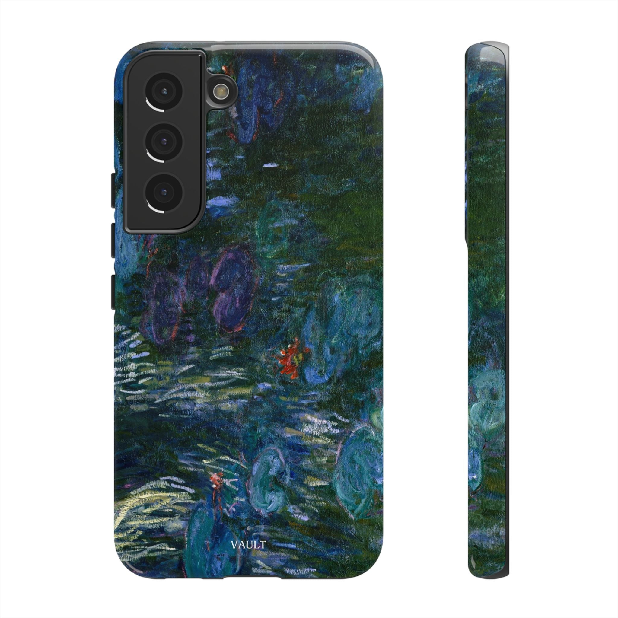 Water Lilies Tough Phone Case — Impressionist Art Protective Cover