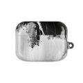 Marble Ink AirPod Case — Black & White Abstract Protective Cover