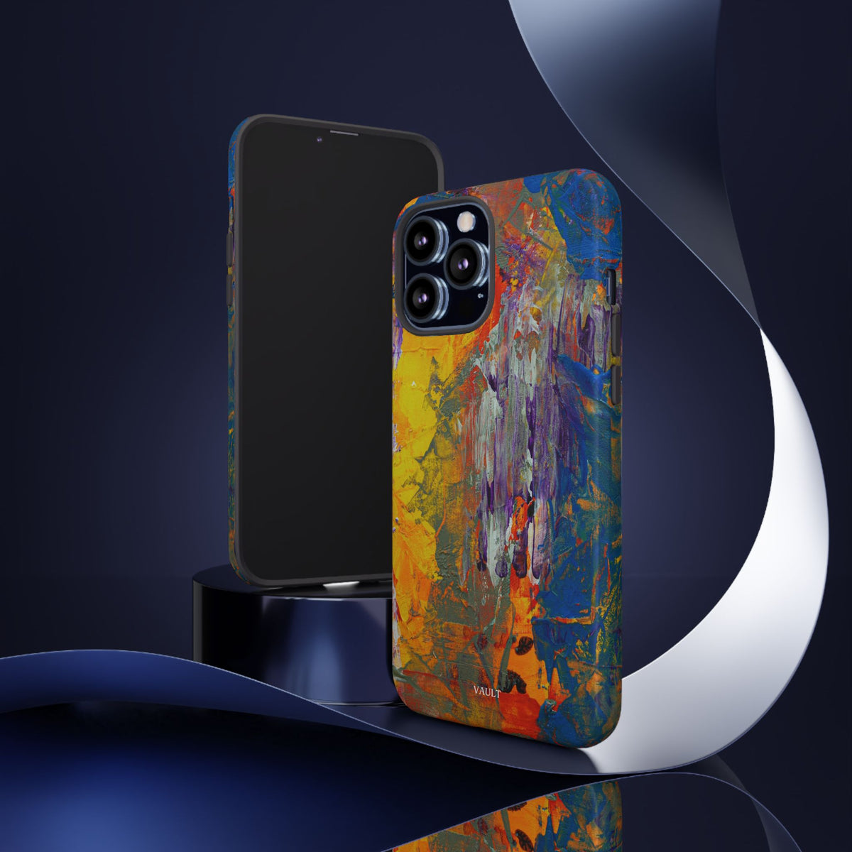 Abstract Color Splash Phone Case — Vibrant Artistic Protective Cover