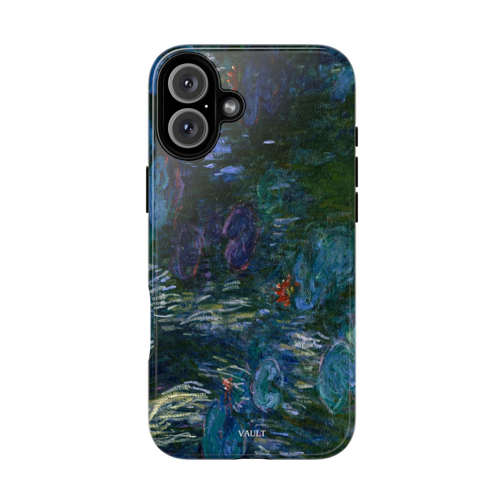 Water Lilies Tough Phone Case — Impressionist Art Protective Cover