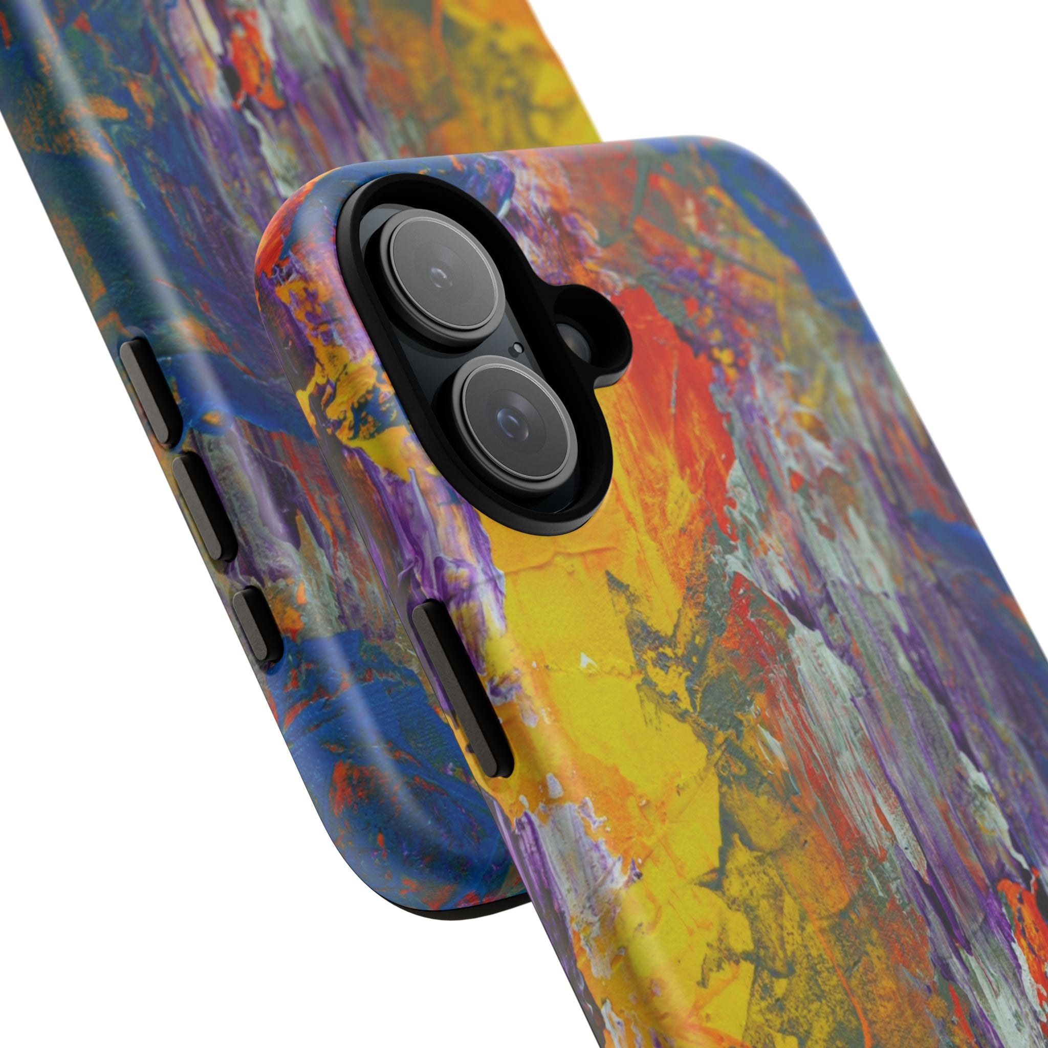 Abstract Color Splash Phone Case — Vibrant Artistic Protective Cover