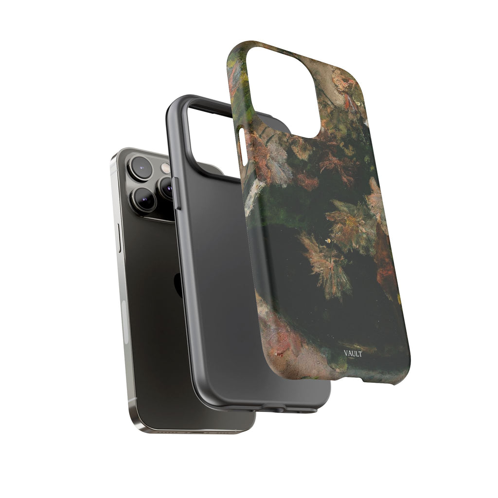 Floral Painterly Tough Phone Case — Vintage Autumn Leaves Phone Cover
