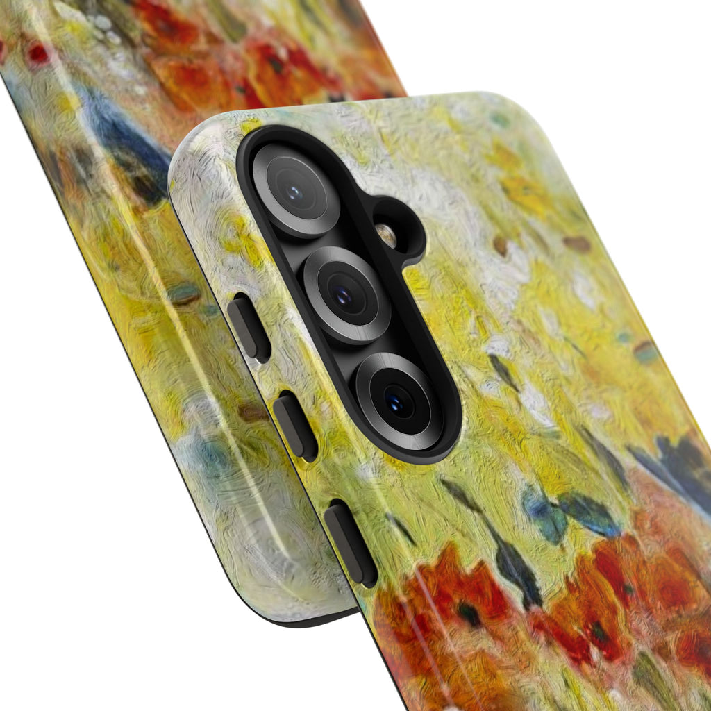 Floral Watercolor Phone Case — Yellow Garden Tough Cases