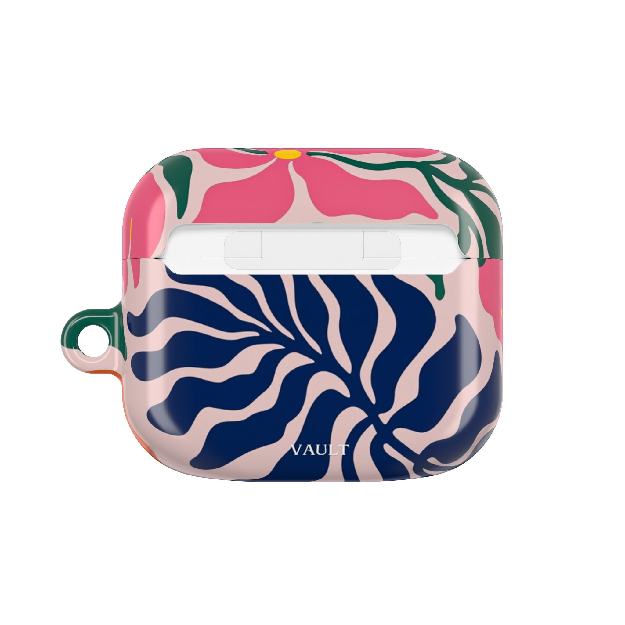 AirPod Case — Pink Floral Swirl Protective Cover
