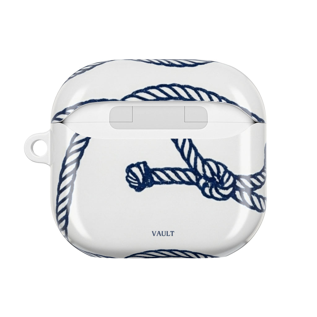 Nautical Rope AirPod Case – Blue Sailor Knot Protective Cover
