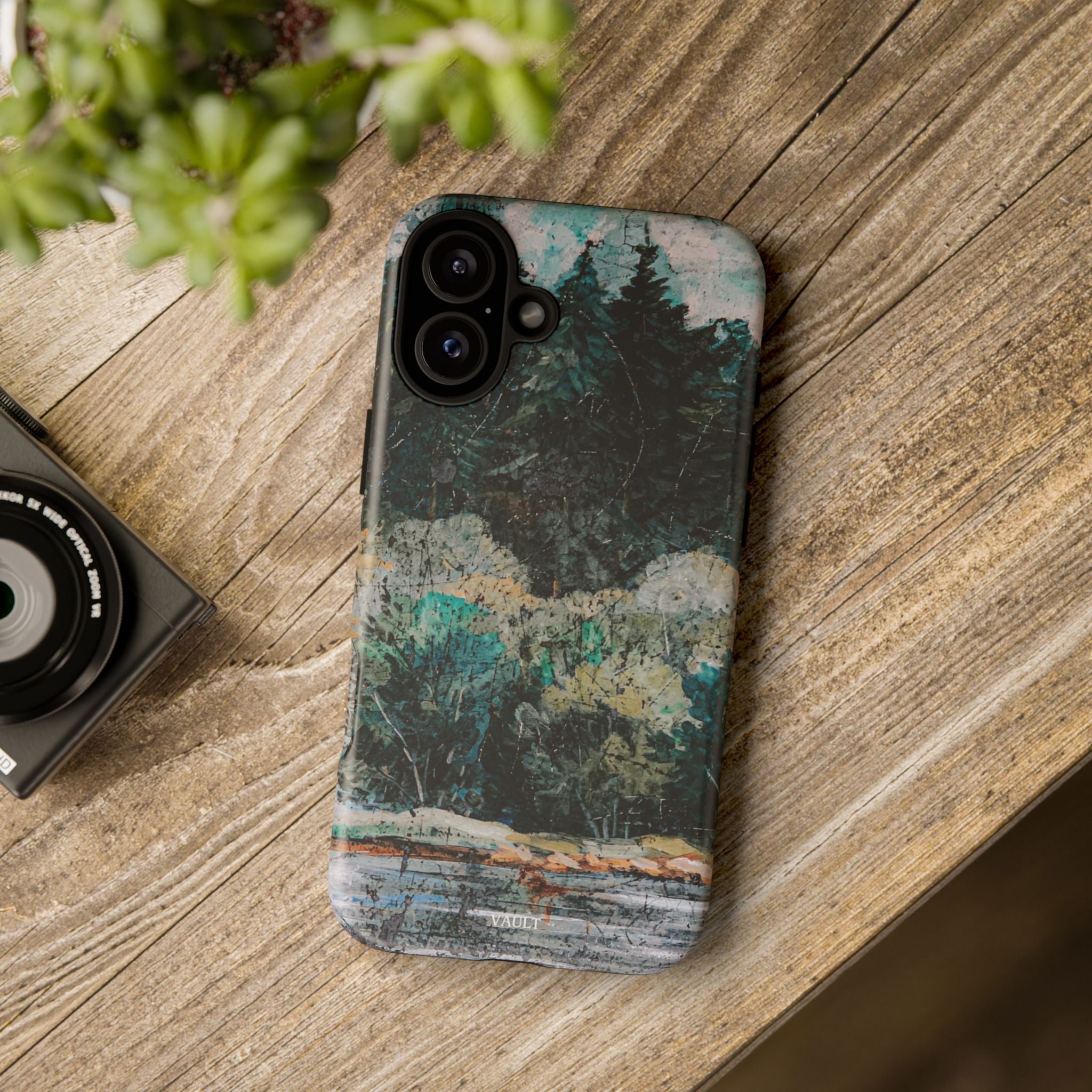 Phone Case - Moody Forest Landscape Protective Tough Case