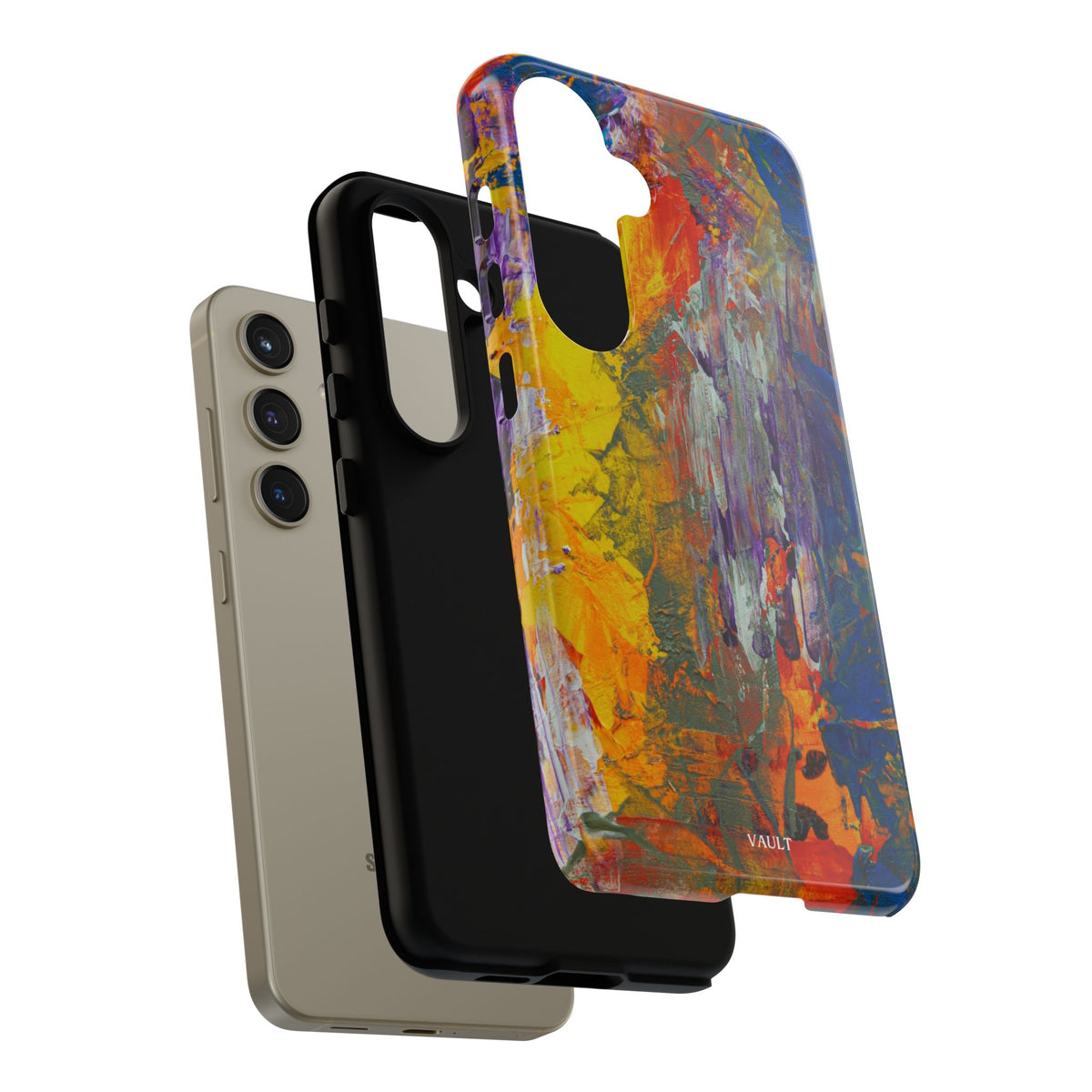Abstract Color Splash Phone Case — Vibrant Artistic Protective Cover