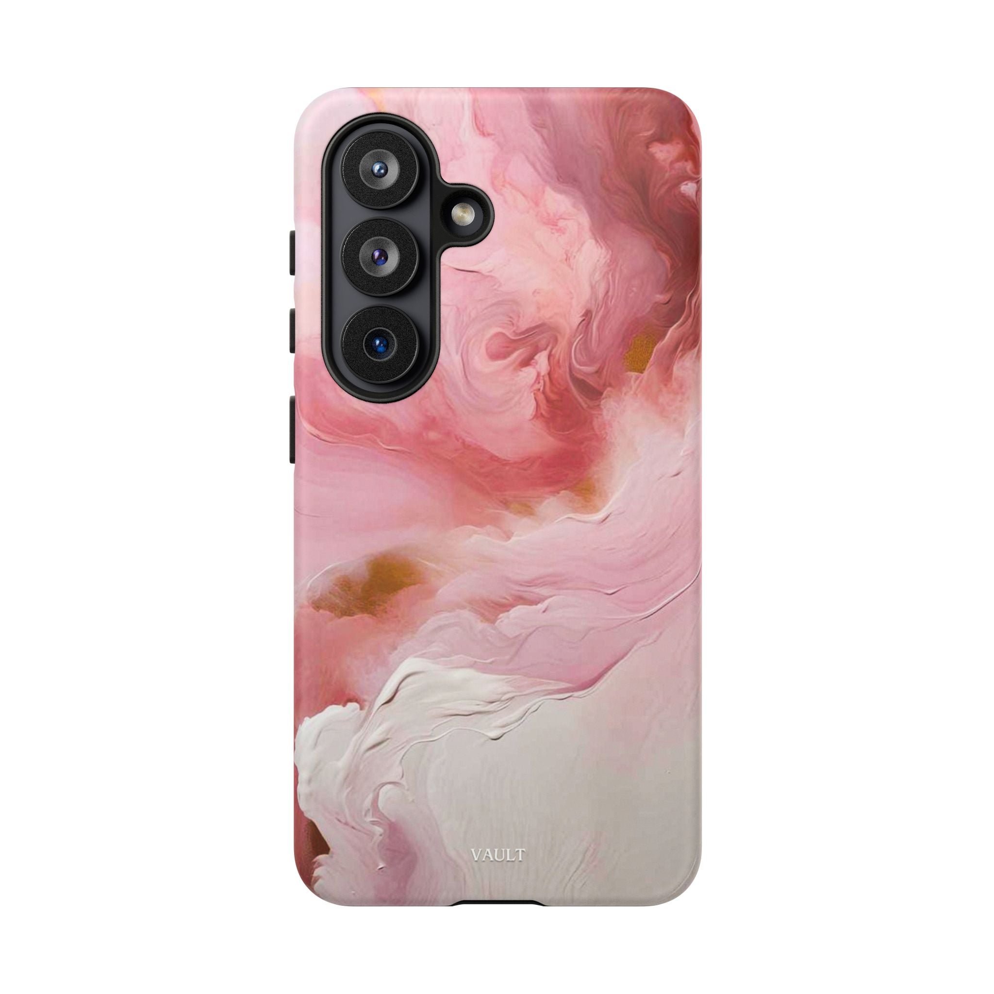 Pink Marble Tough Phone Case — Protective Artistic Phone Cover