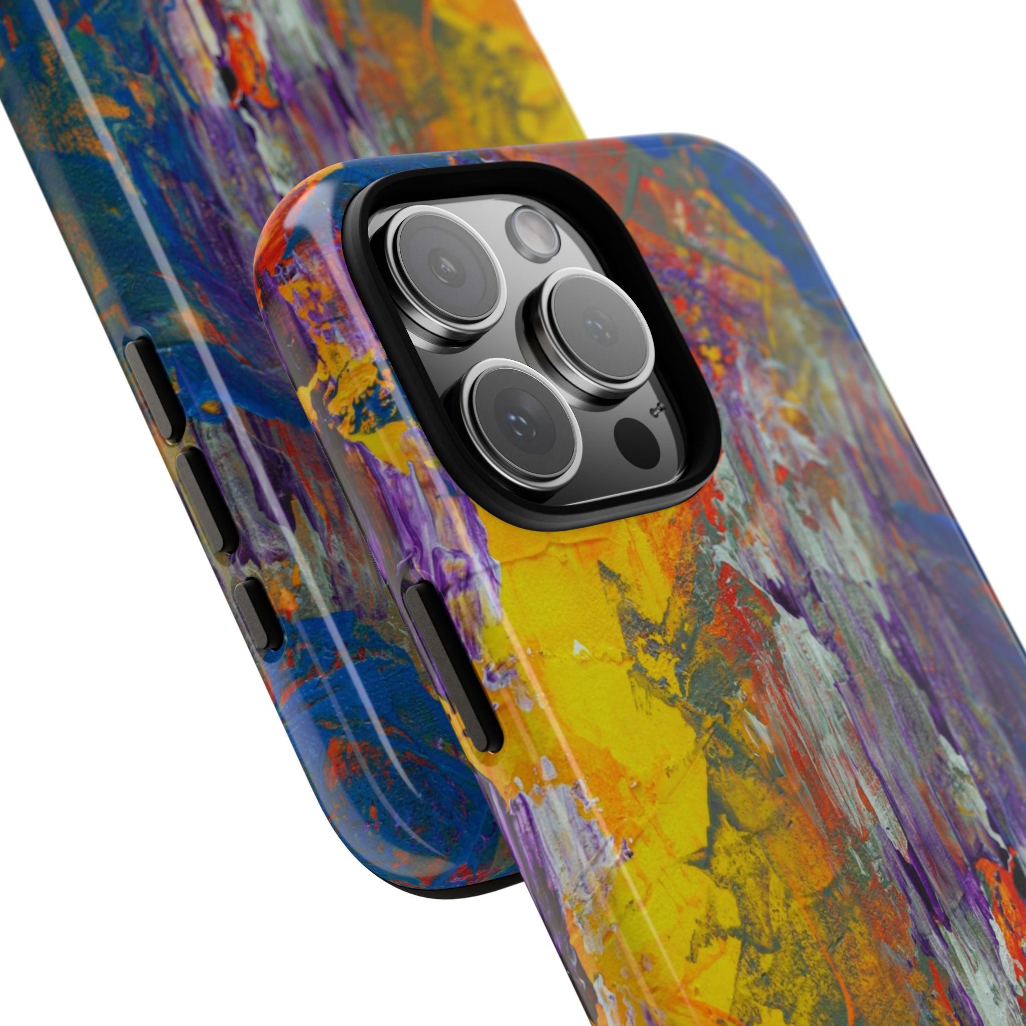 Abstract Color Splash Phone Case — Vibrant Artistic Protective Cover