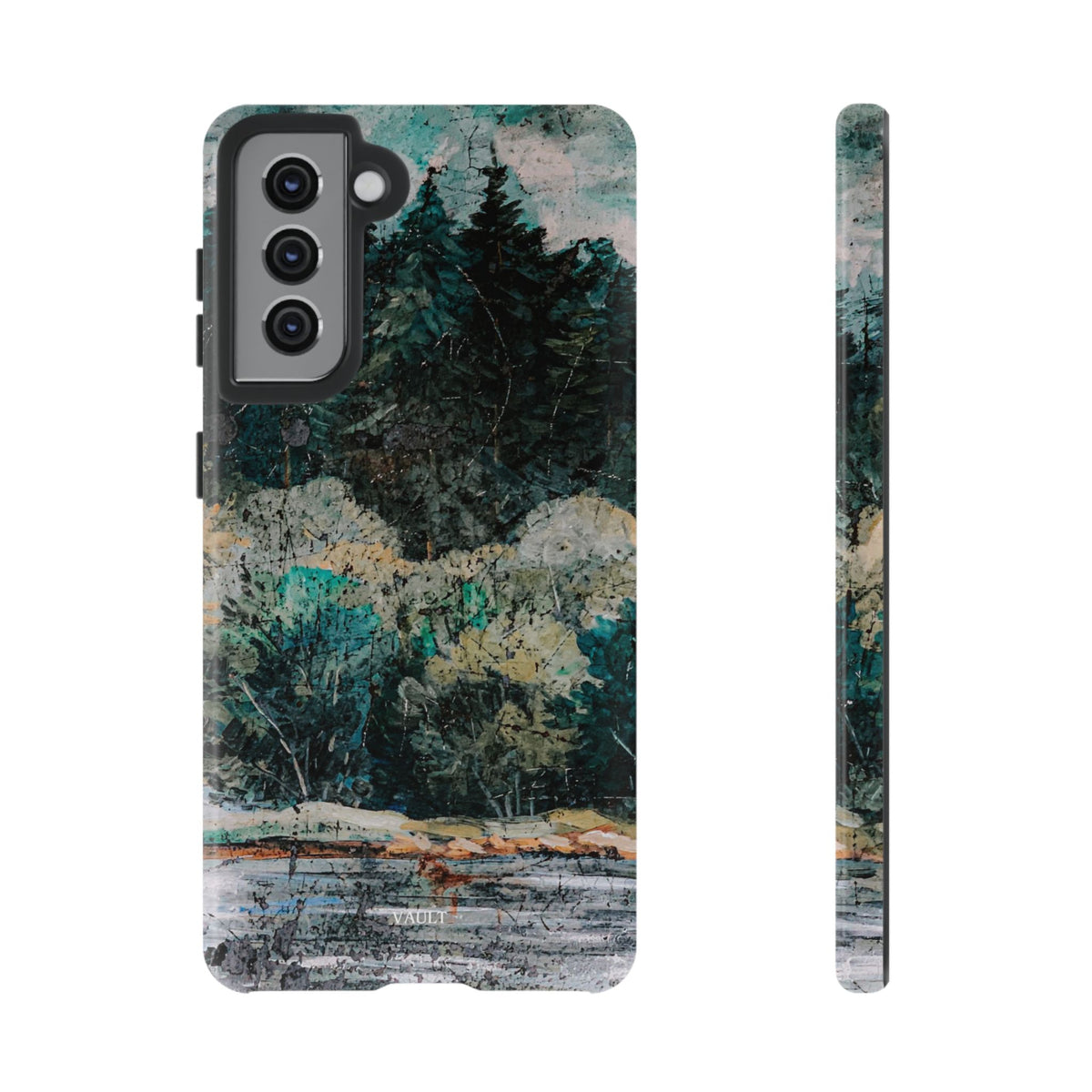 Phone Case - Moody Forest Landscape Protective Tough Case