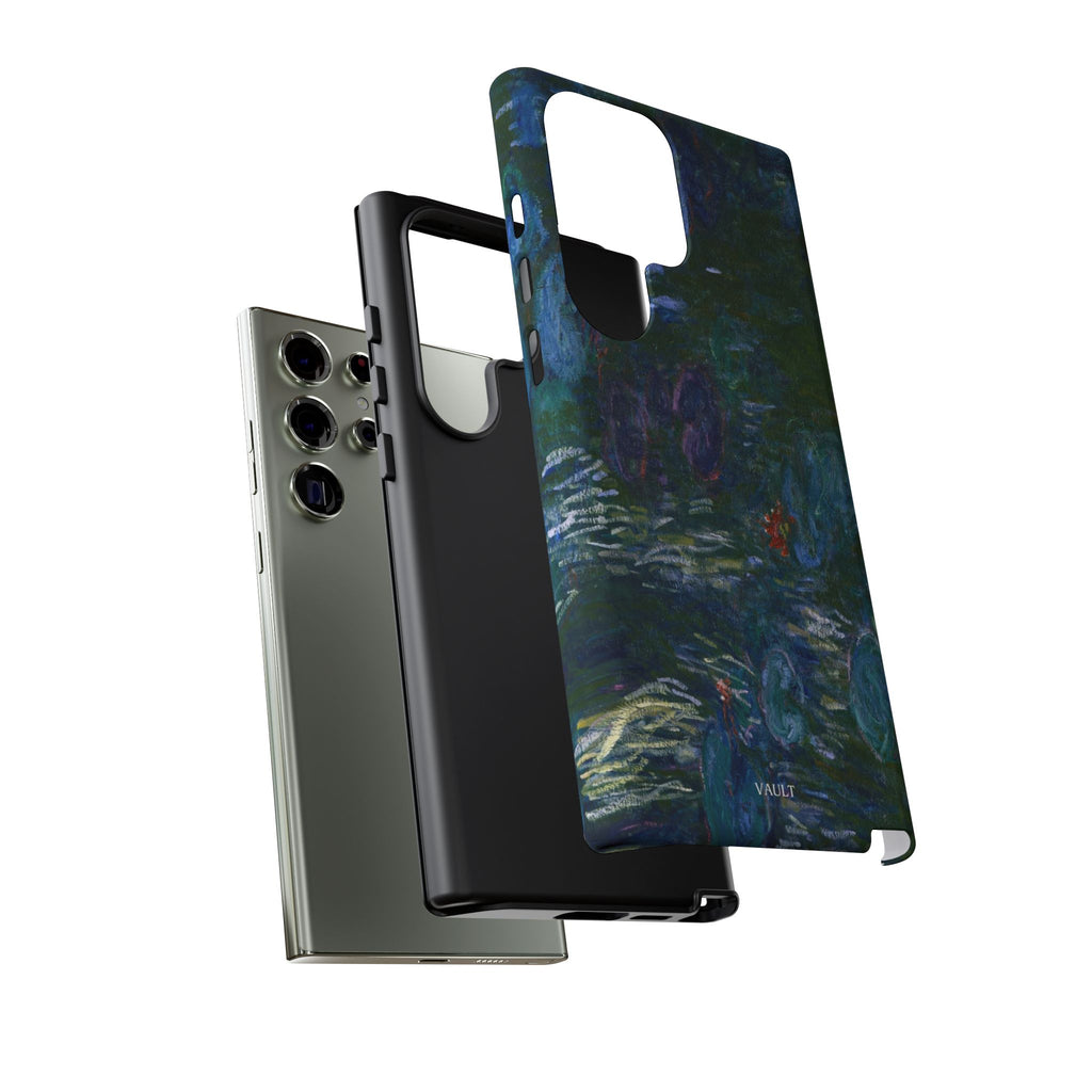 Water Lilies Tough Phone Case — Impressionist Art Protective Cover