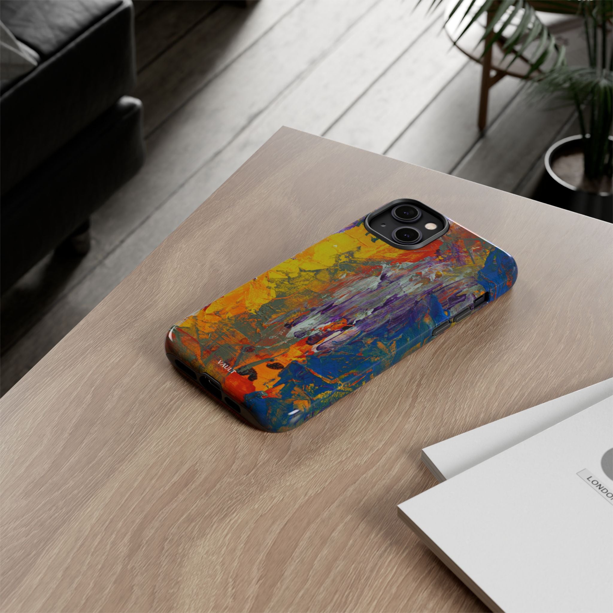 Abstract Color Splash Phone Case — Vibrant Artistic Protective Cover