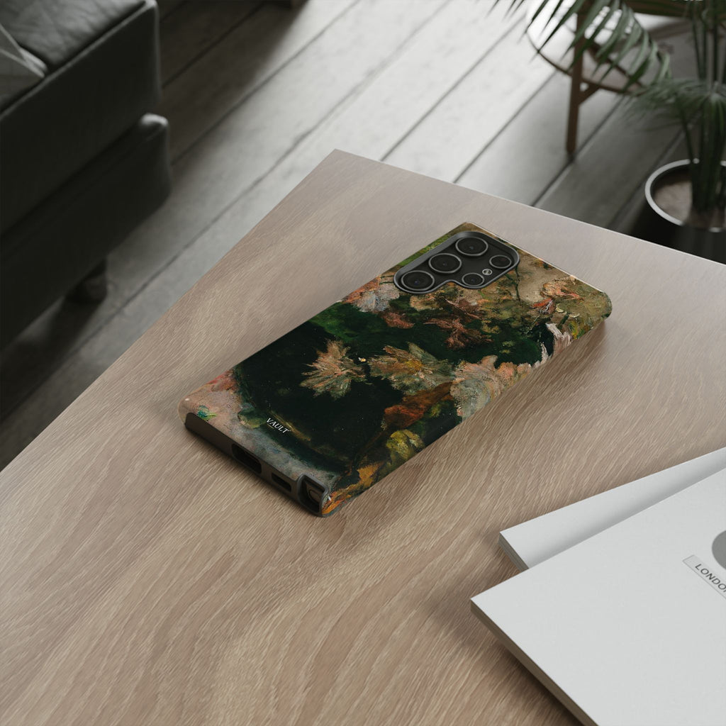 Floral Painterly Tough Phone Case — Vintage Autumn Leaves Phone Cover