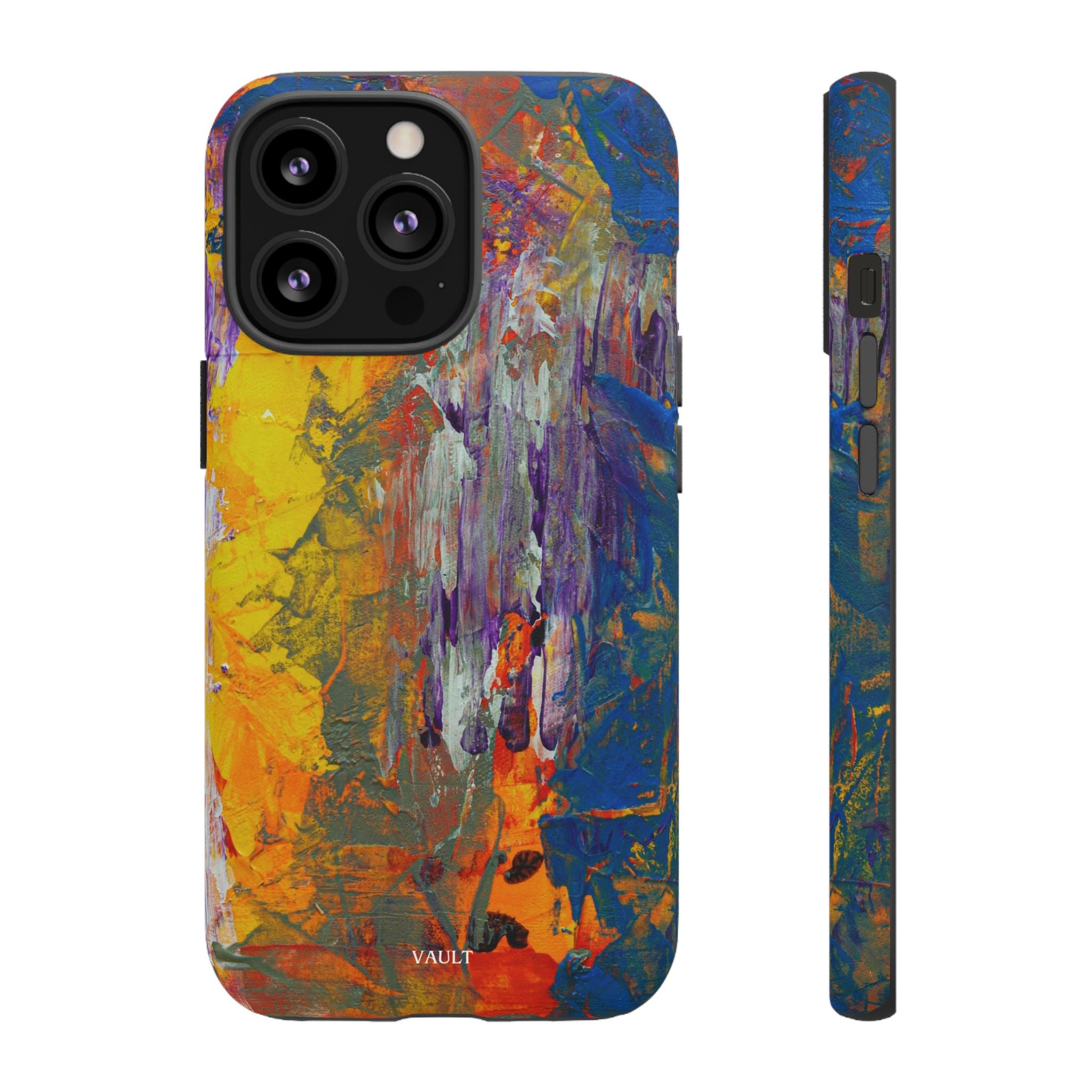 Abstract Color Splash Phone Case — Vibrant Artistic Protective Cover