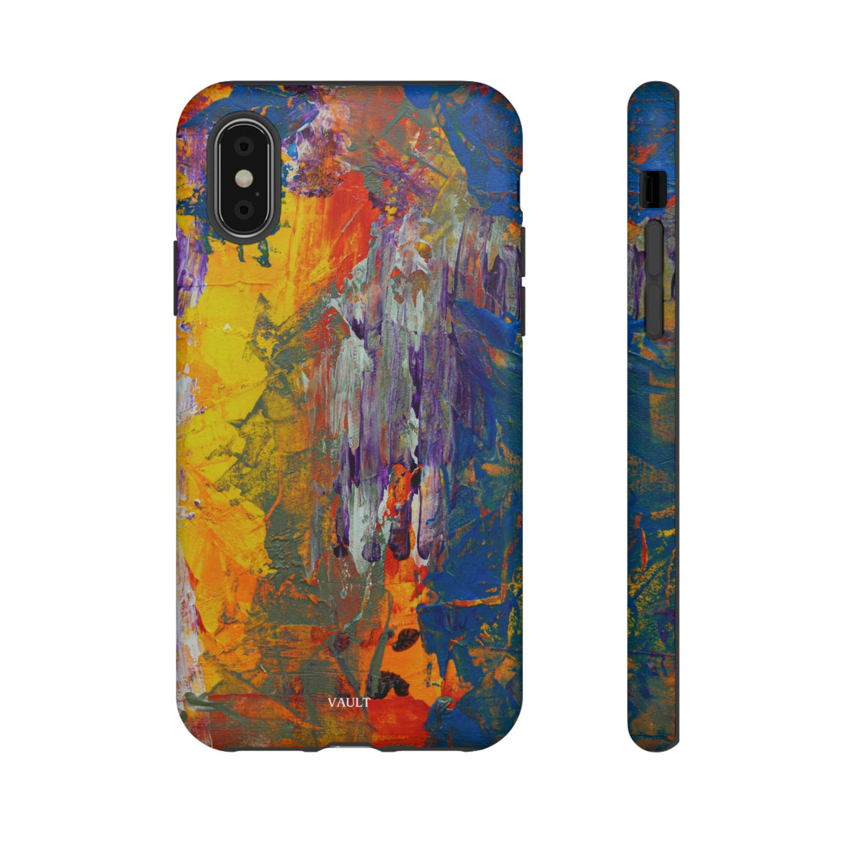 Abstract Color Splash Phone Case — Vibrant Artistic Protective Cover