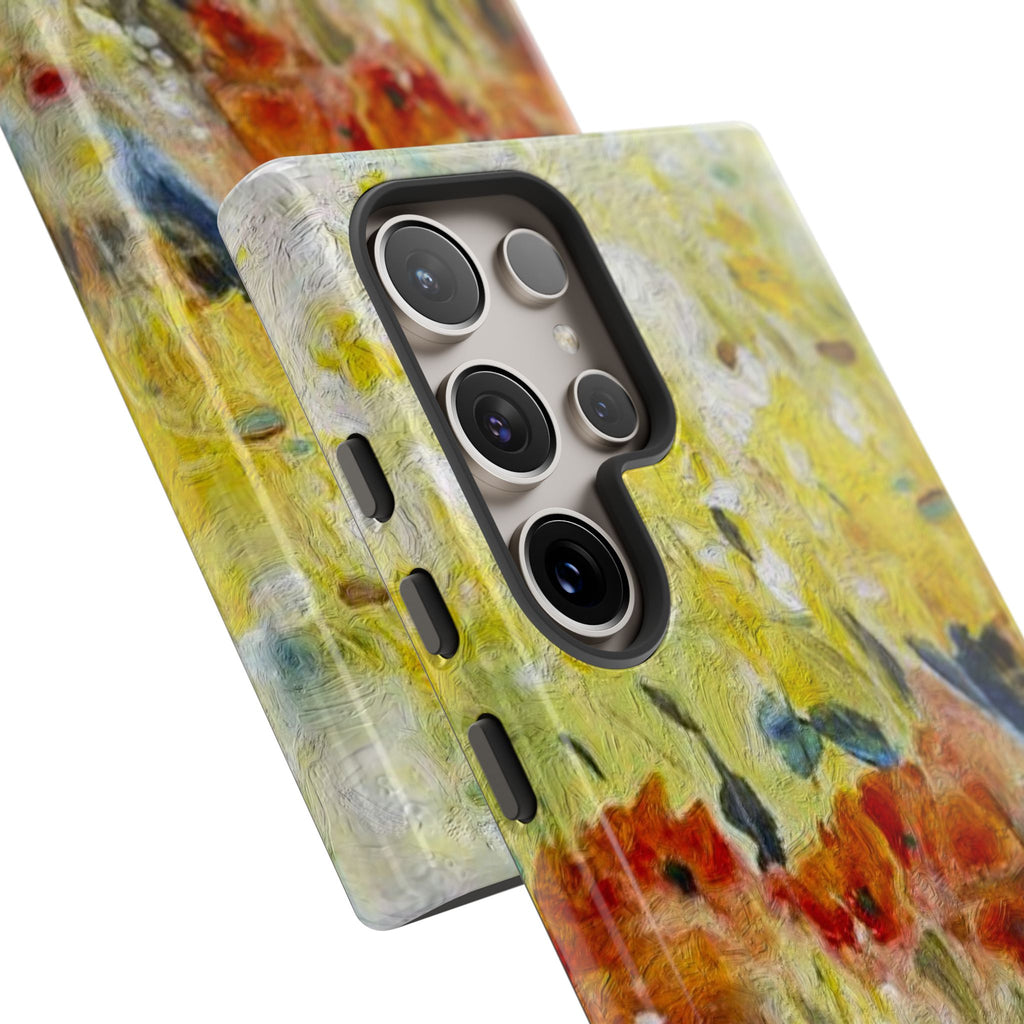 Floral Watercolor Phone Case — Yellow Garden Tough Cases
