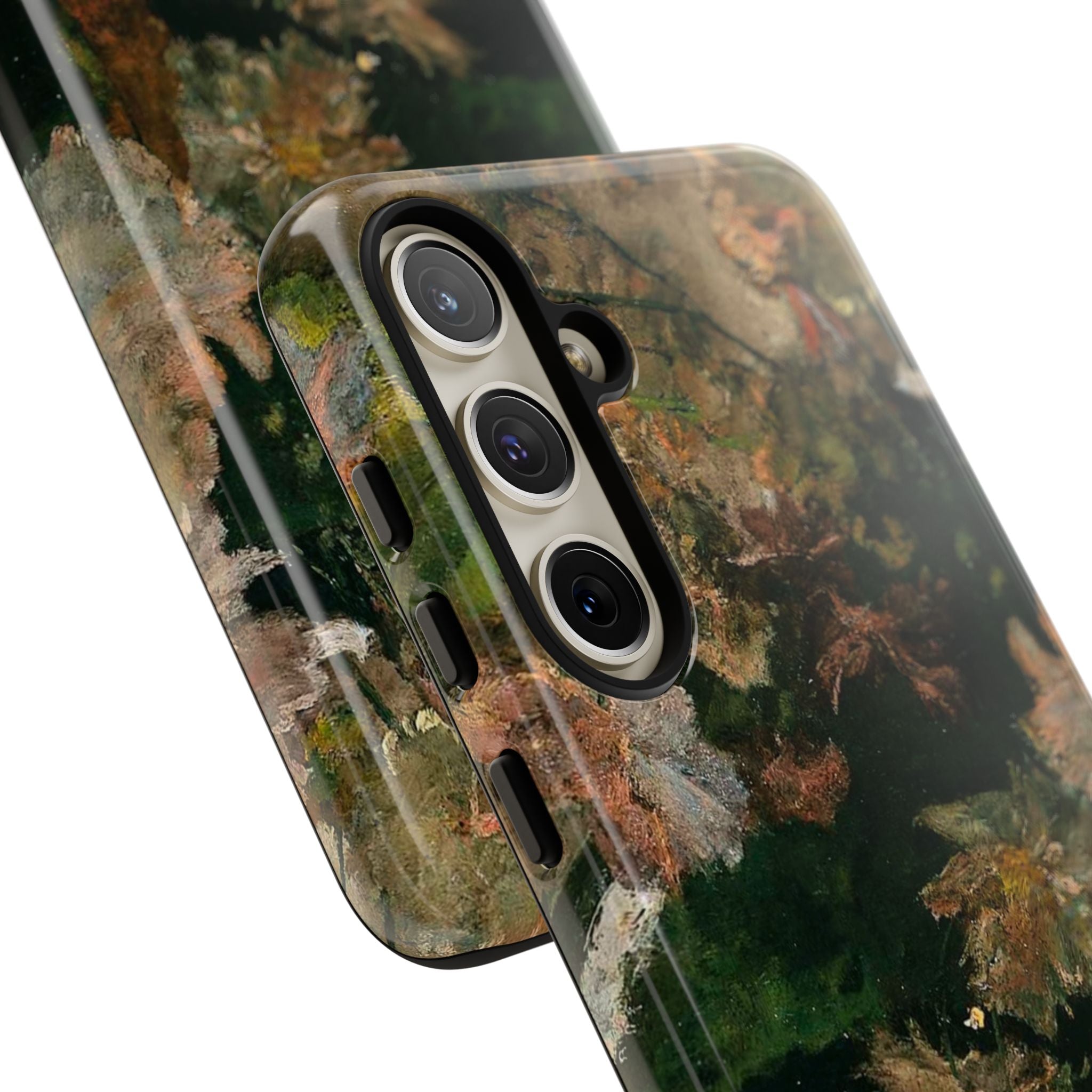 Floral Painterly Tough Phone Case — Vintage Autumn Leaves Phone Cover