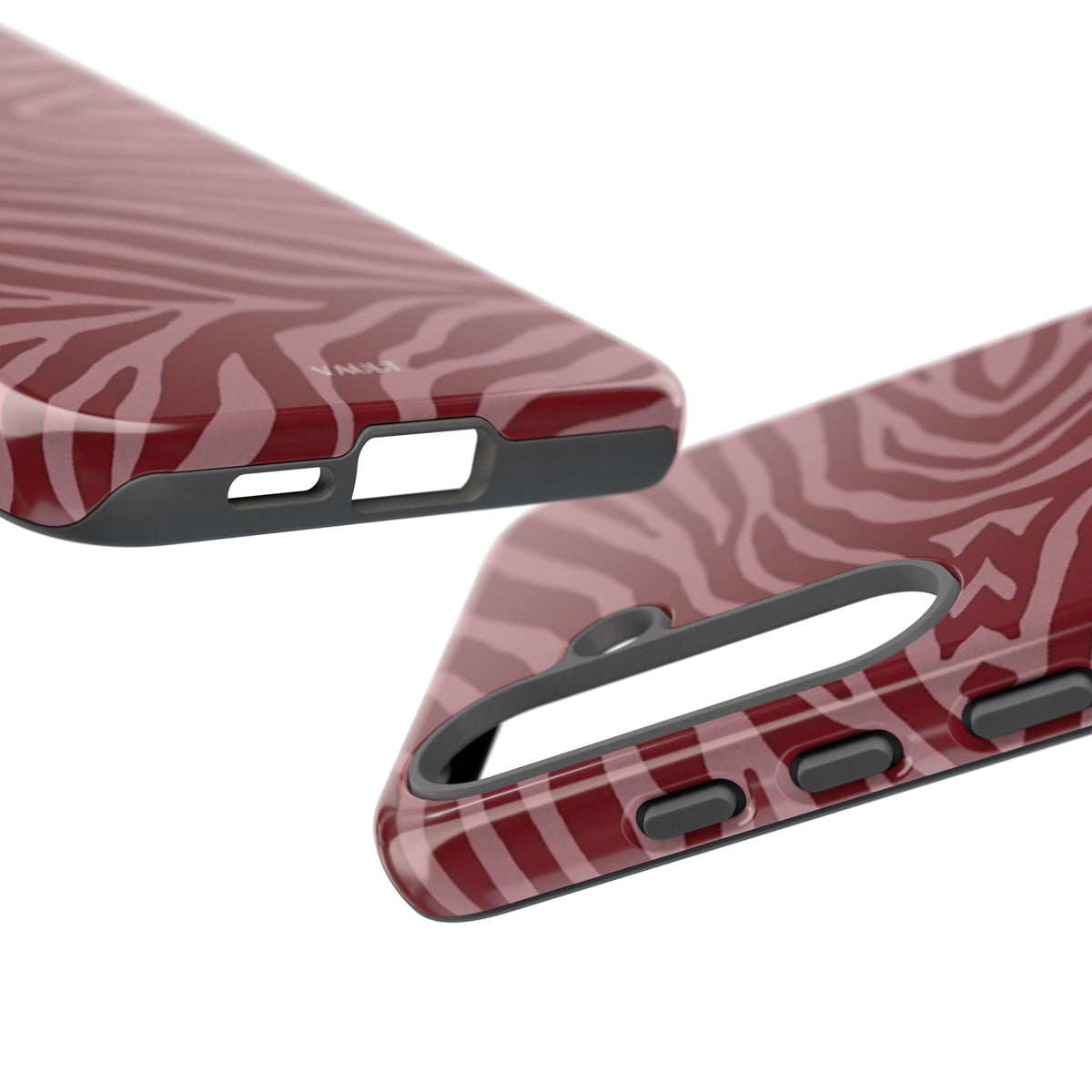 Red Zebra Print Tough Phone Case