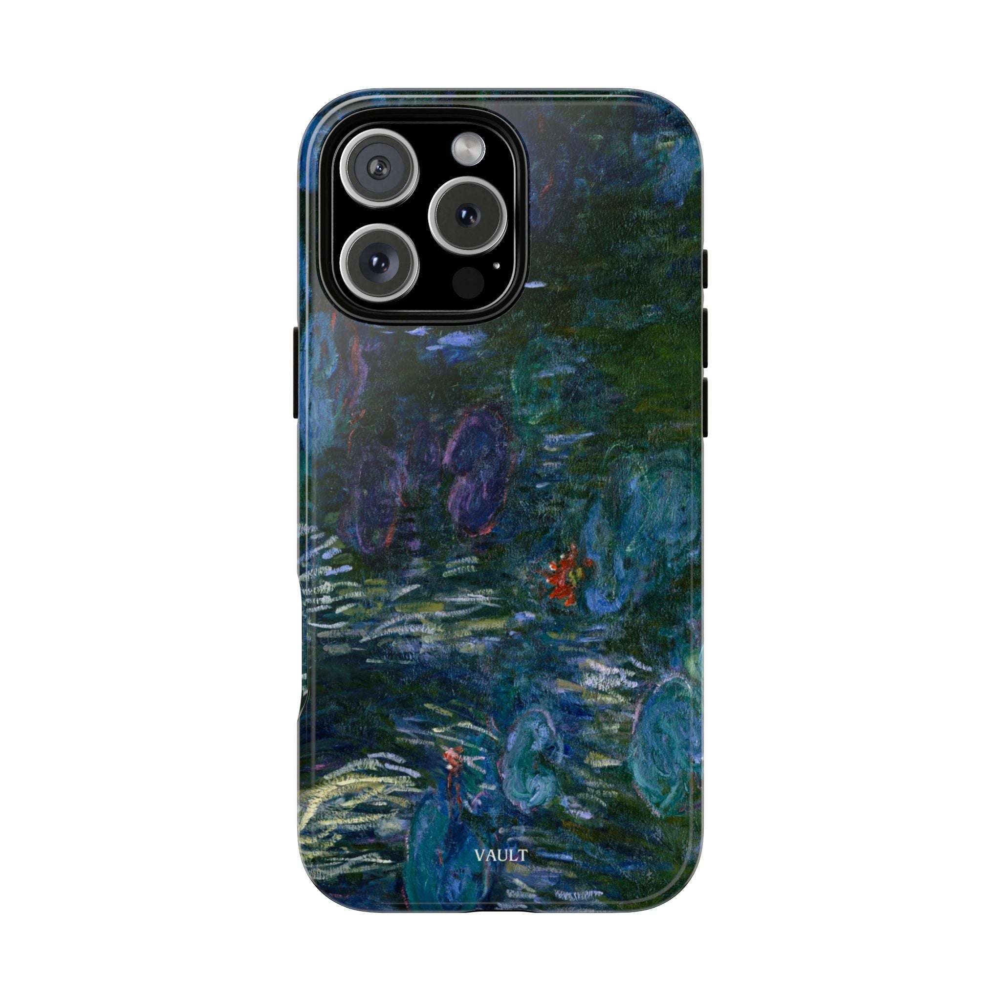 Water Lilies Tough Phone Case — Impressionist Art Protective Cover