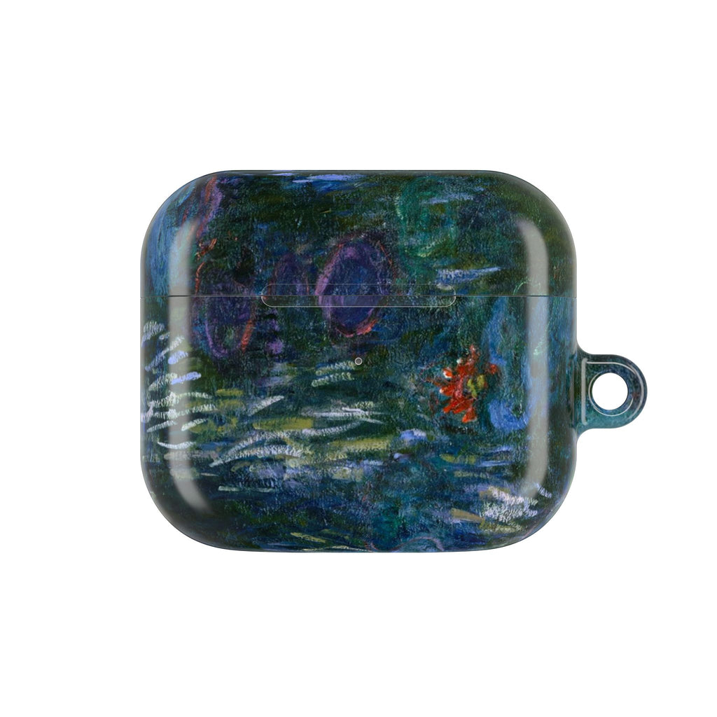 AirPods Case — Impressionist Water Lily Art Protective Cover
