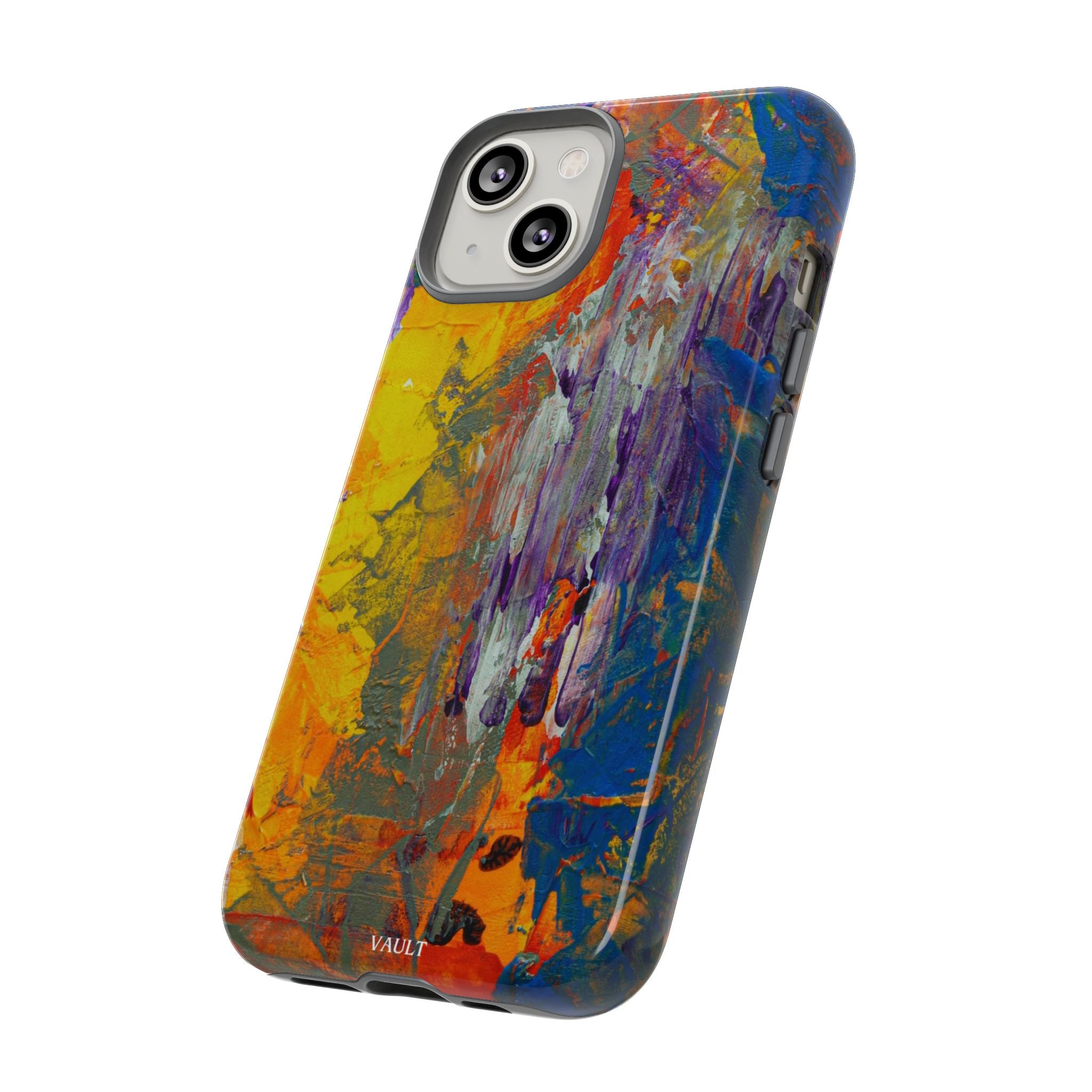Abstract Color Splash Phone Case — Vibrant Artistic Protective Cover