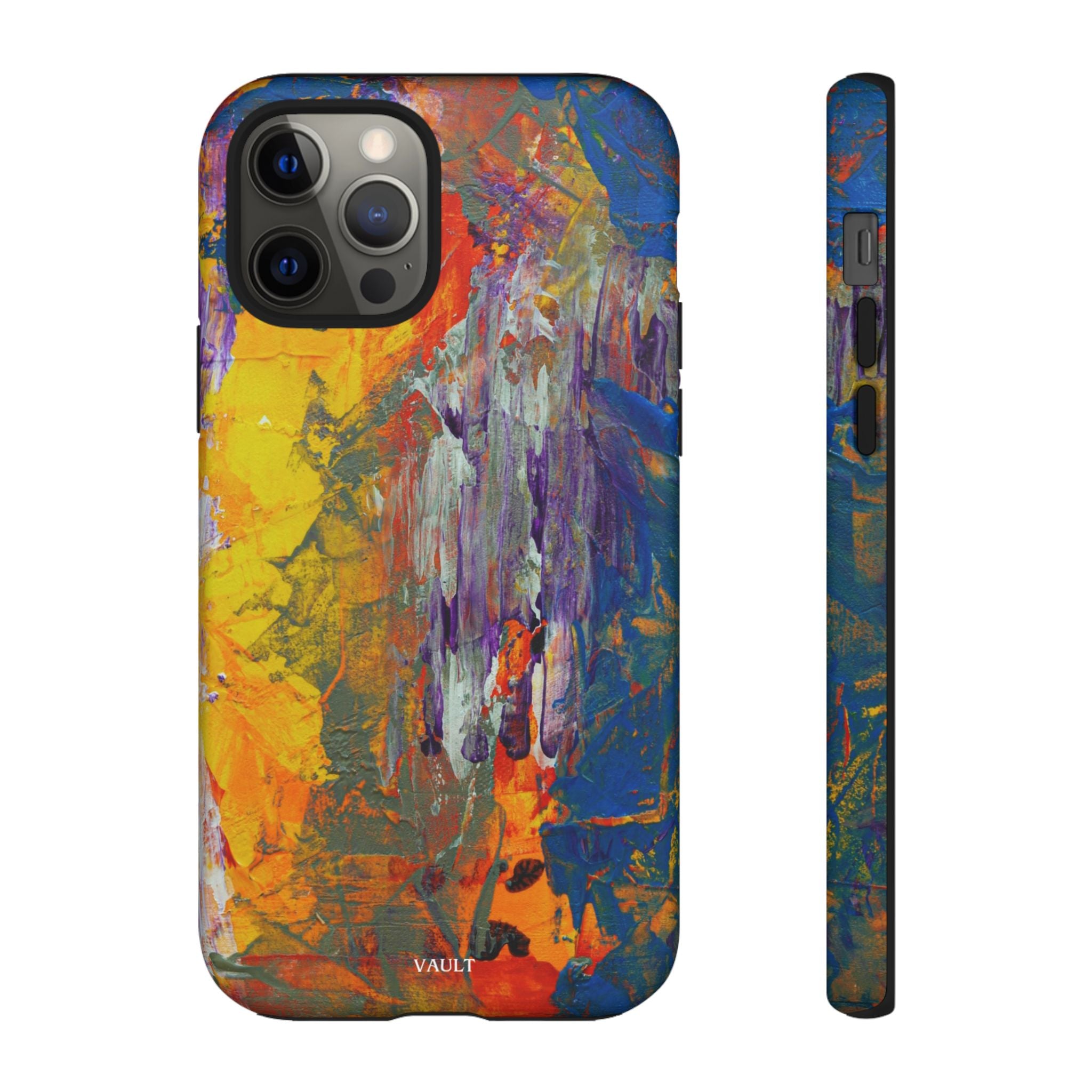 Abstract Color Splash Phone Case — Vibrant Artistic Protective Cover