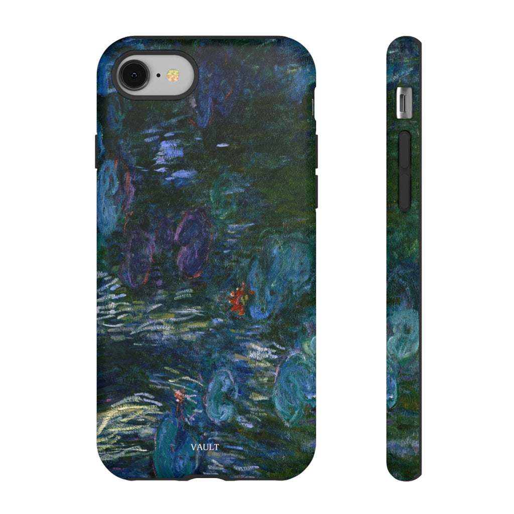 Water Lilies Tough Phone Case — Impressionist Art Protective Cover