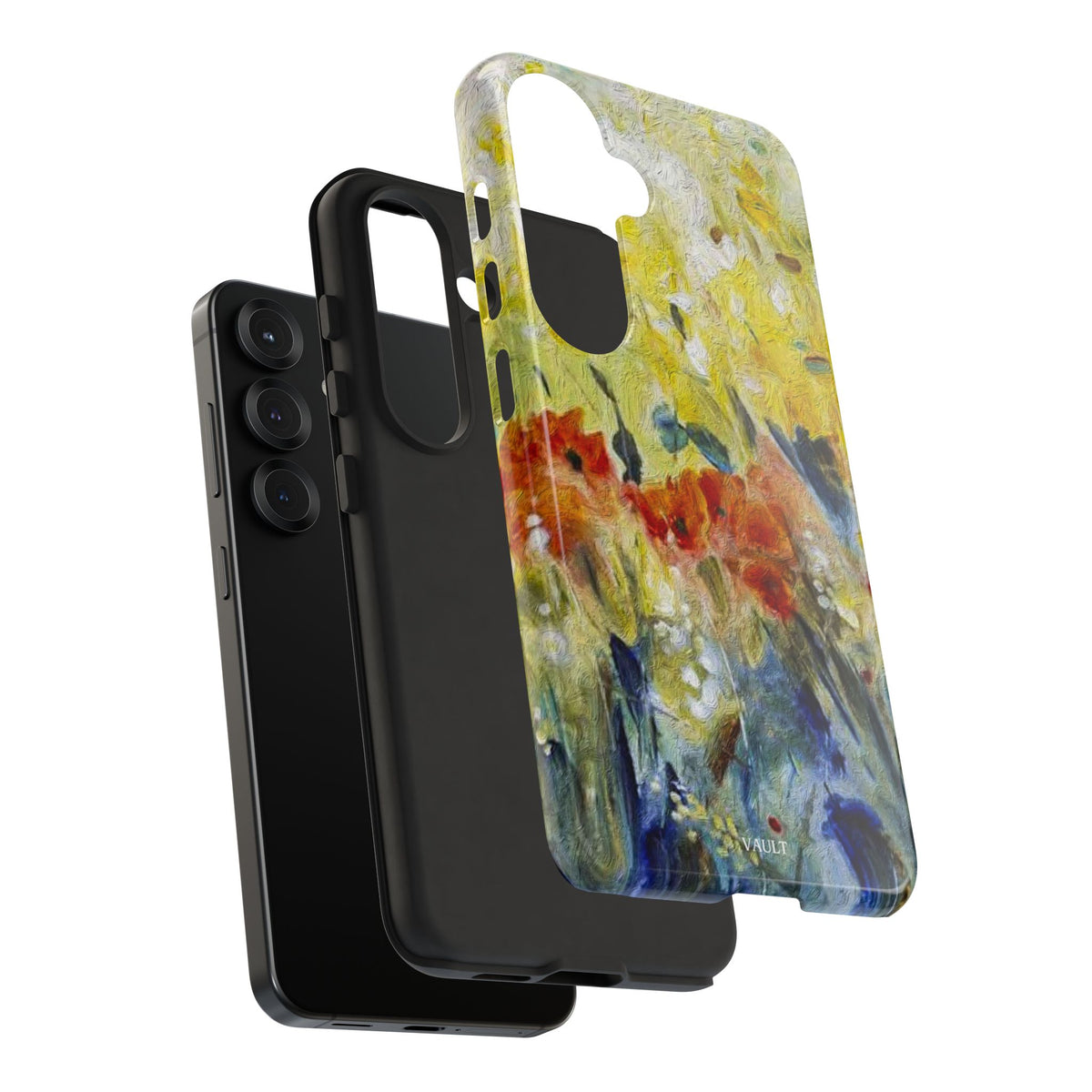 Floral Watercolor Phone Case — Yellow Garden Tough Cases