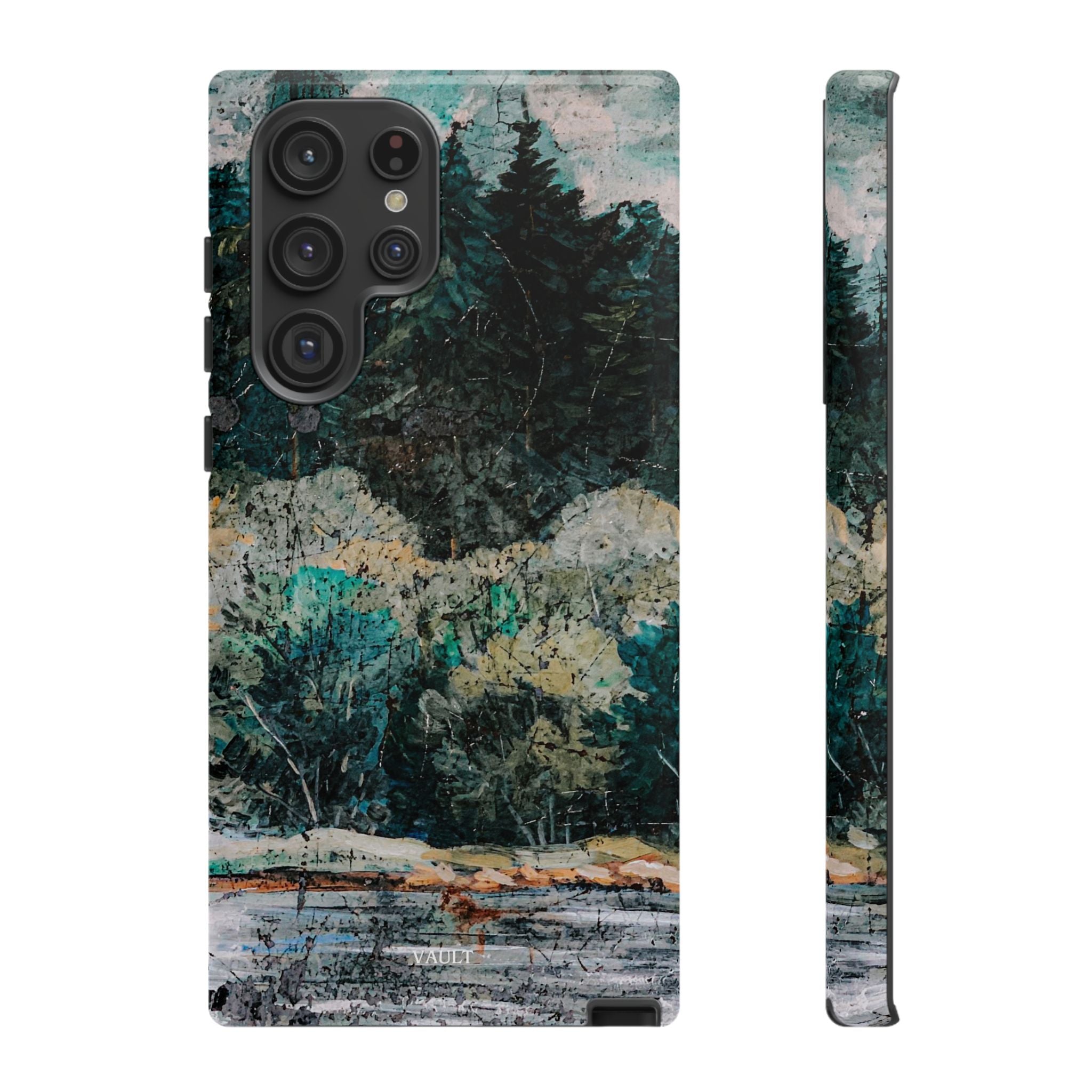 Phone Case - Moody Forest Landscape Protective Tough Case