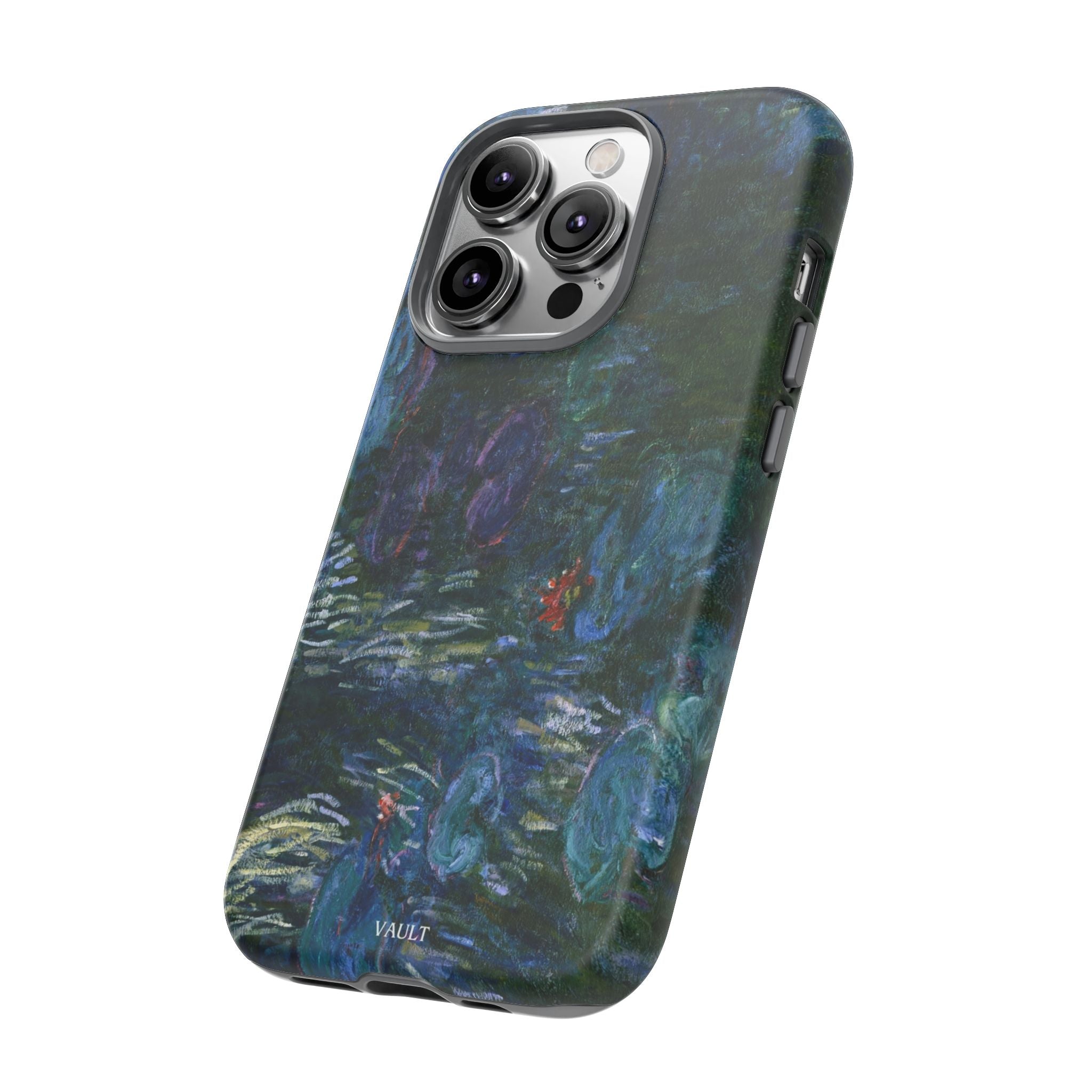 Water Lilies Tough Phone Case — Impressionist Art Protective Cover