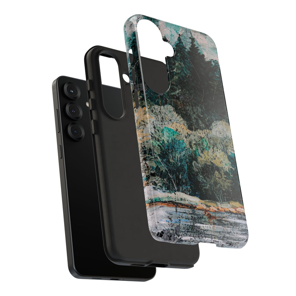 Phone Case - Moody Forest Landscape Protective Tough Case