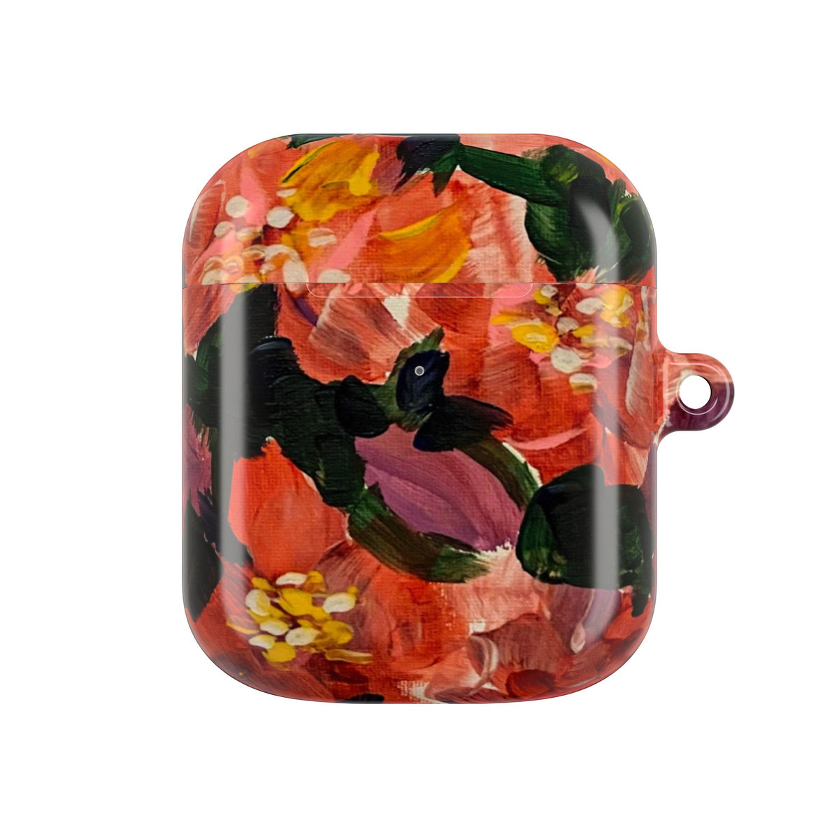 Floral Red Bloom AirPod Case