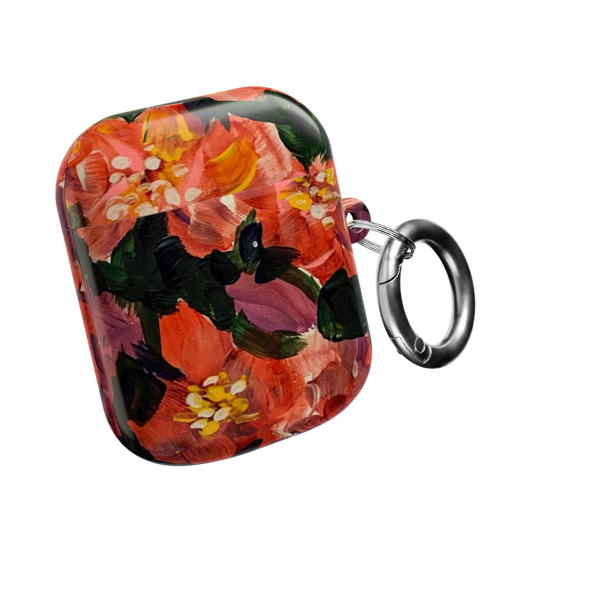 Floral Red Bloom AirPod Case