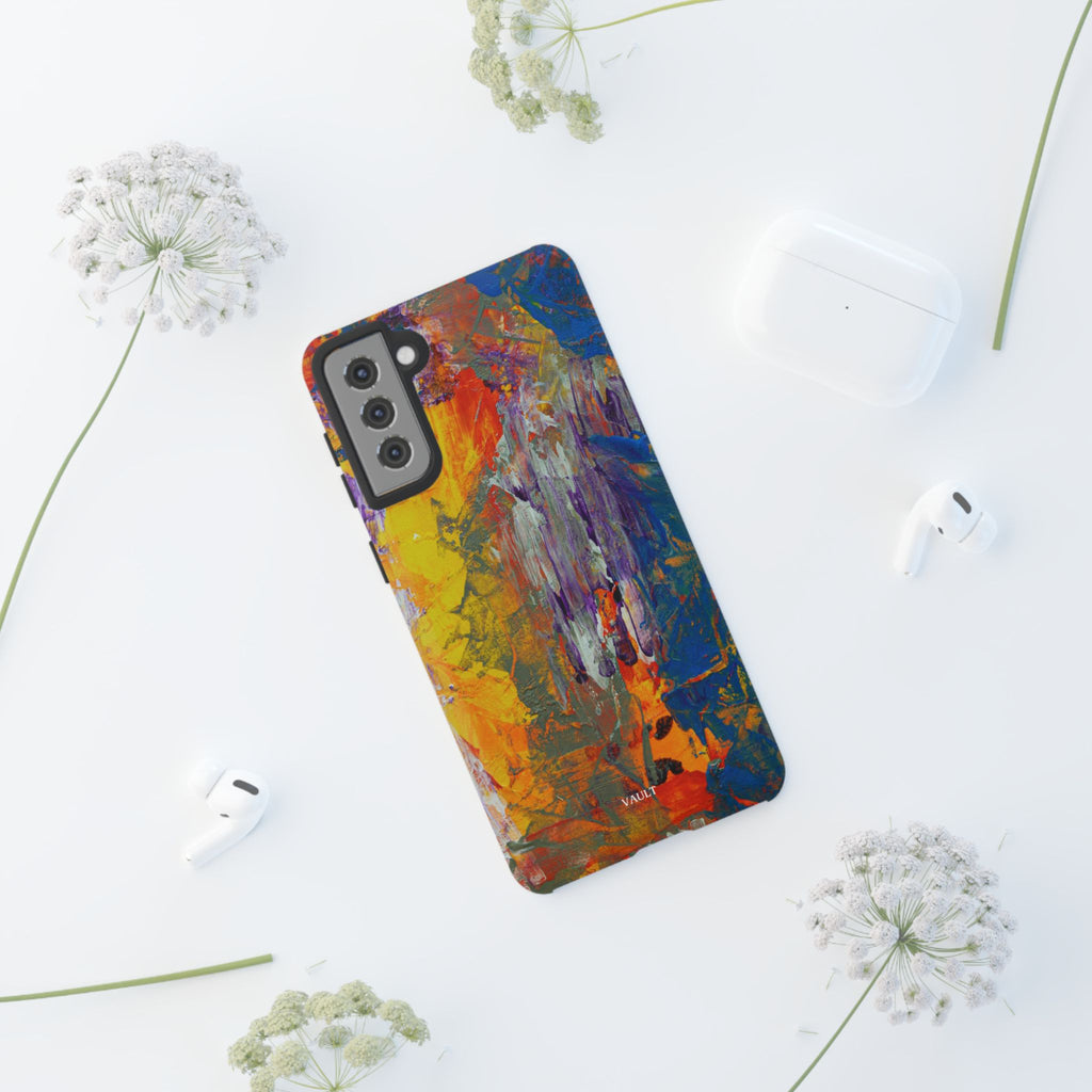 Abstract Color Splash Phone Case — Vibrant Artistic Protective Cover