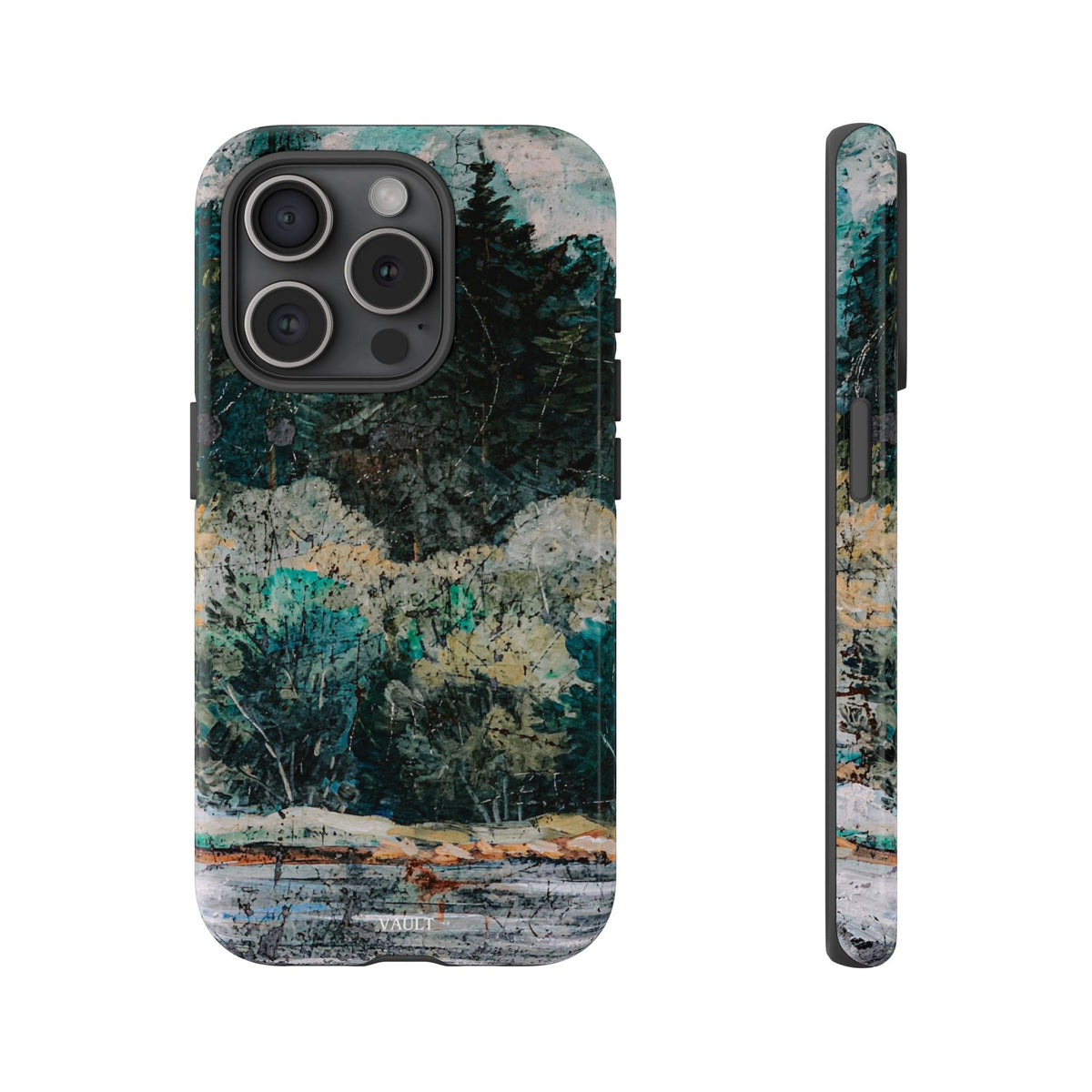 Phone Case - Moody Forest Landscape Protective Tough Case