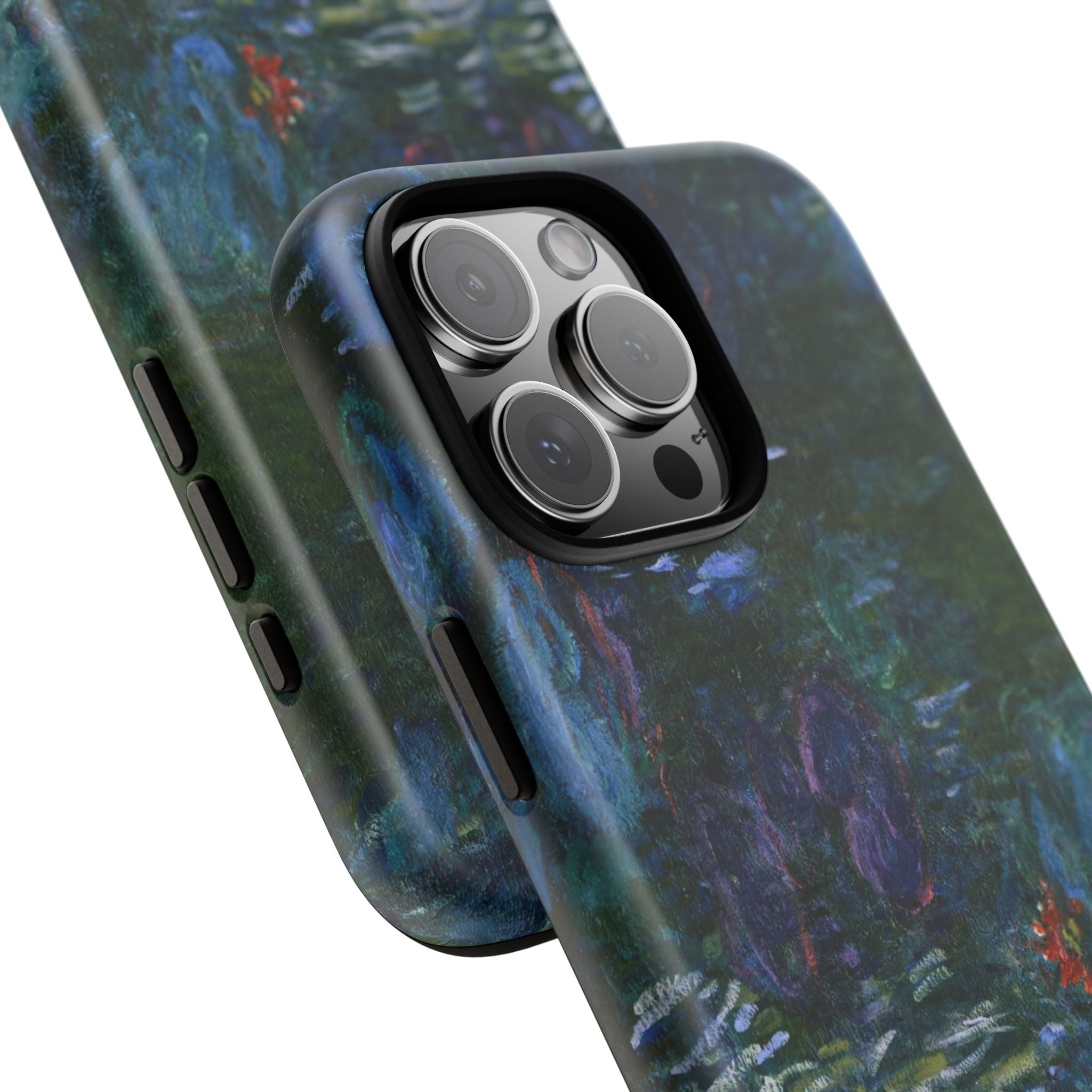 Water Lilies Tough Phone Case — Impressionist Art Protective Cover