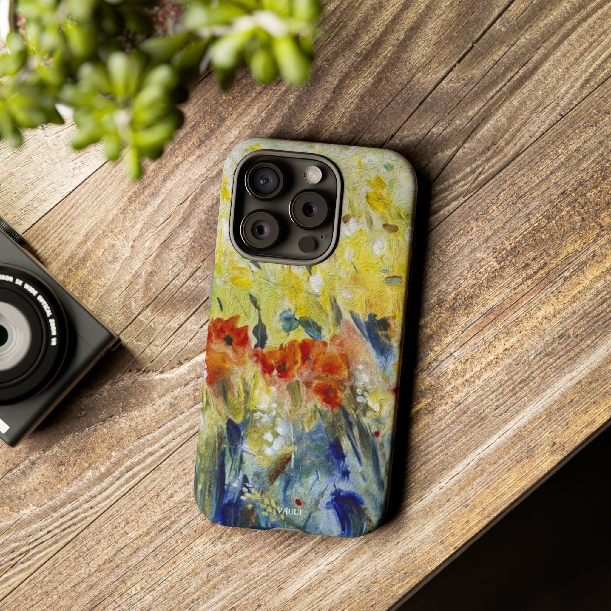 Floral Watercolor Phone Case — Yellow Garden Tough Cases