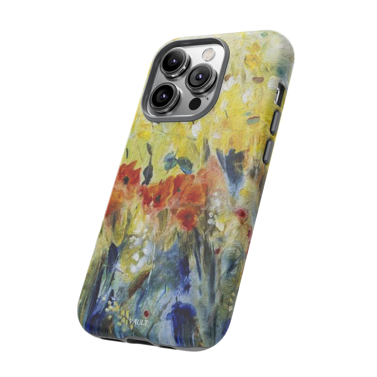 Floral Watercolor Phone Case — Yellow Garden Tough Cases