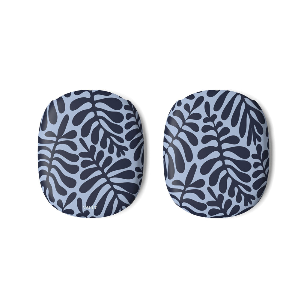 Leafy Blue AirPods Max Case – Protective Decorative Ear Cup Covers