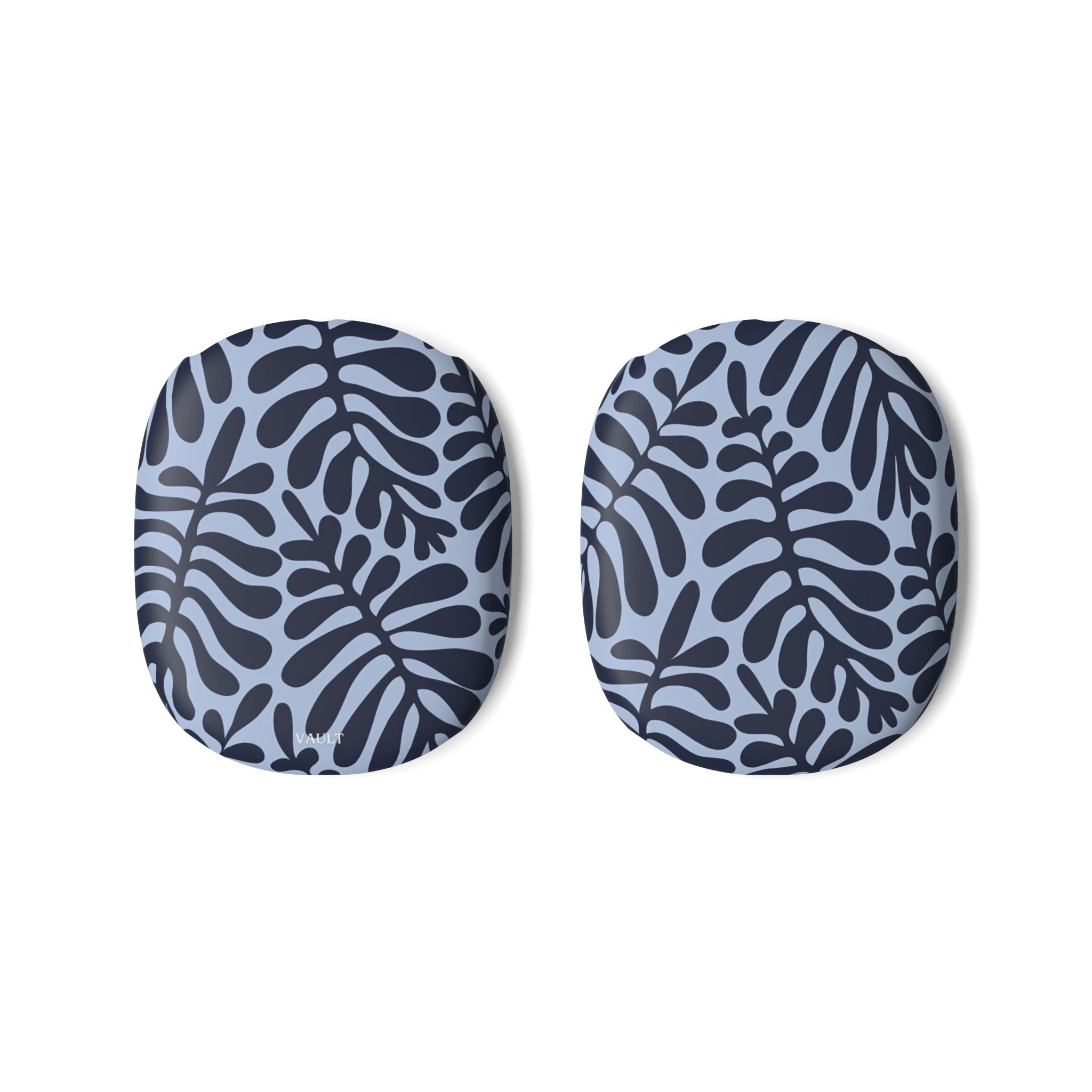 Leafy Blue AirPods Max Case – Protective Decorative Ear Cup Covers