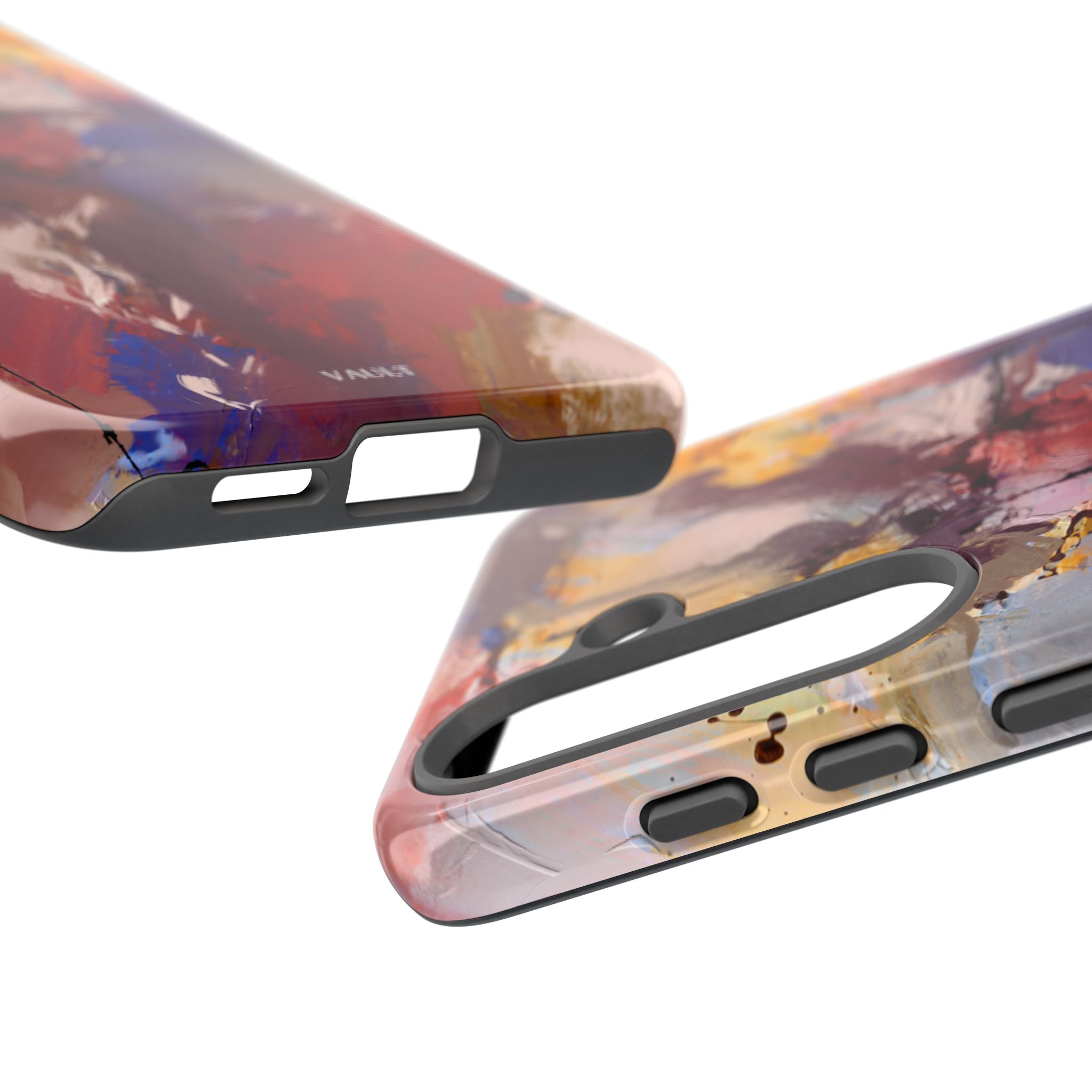 Abstract Brushstroke Tough Phone Case — Colorful Protective iPhone Cover