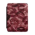 Kindle Case - Romantic Burgundy Kiss Print Protective Cover