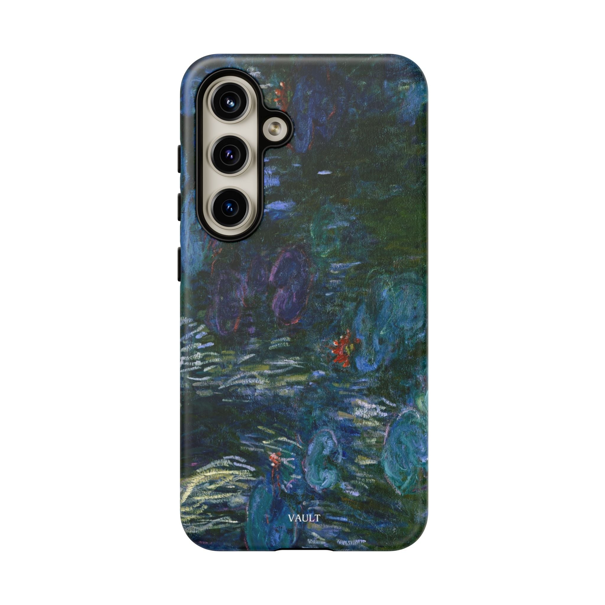 Water Lilies Tough Phone Case — Impressionist Art Protective Cover