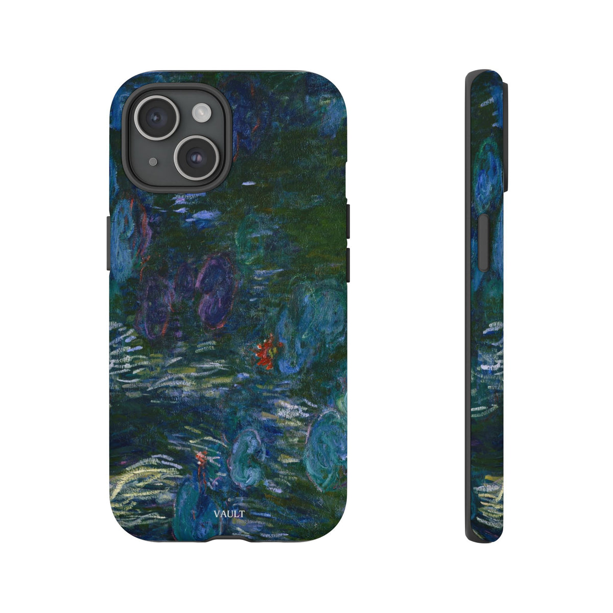 Water Lilies Tough Phone Case — Impressionist Art Protective Cover