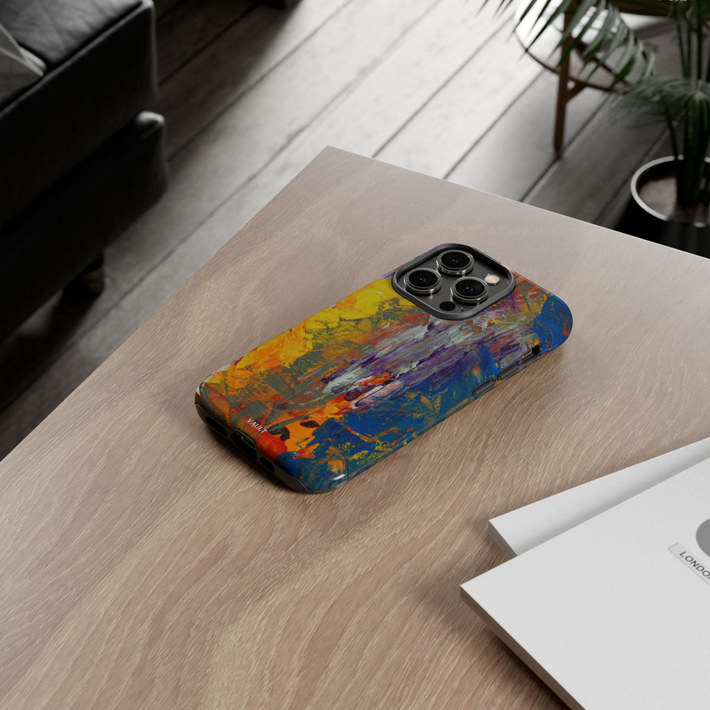 Abstract Color Splash Phone Case — Vibrant Artistic Protective Cover